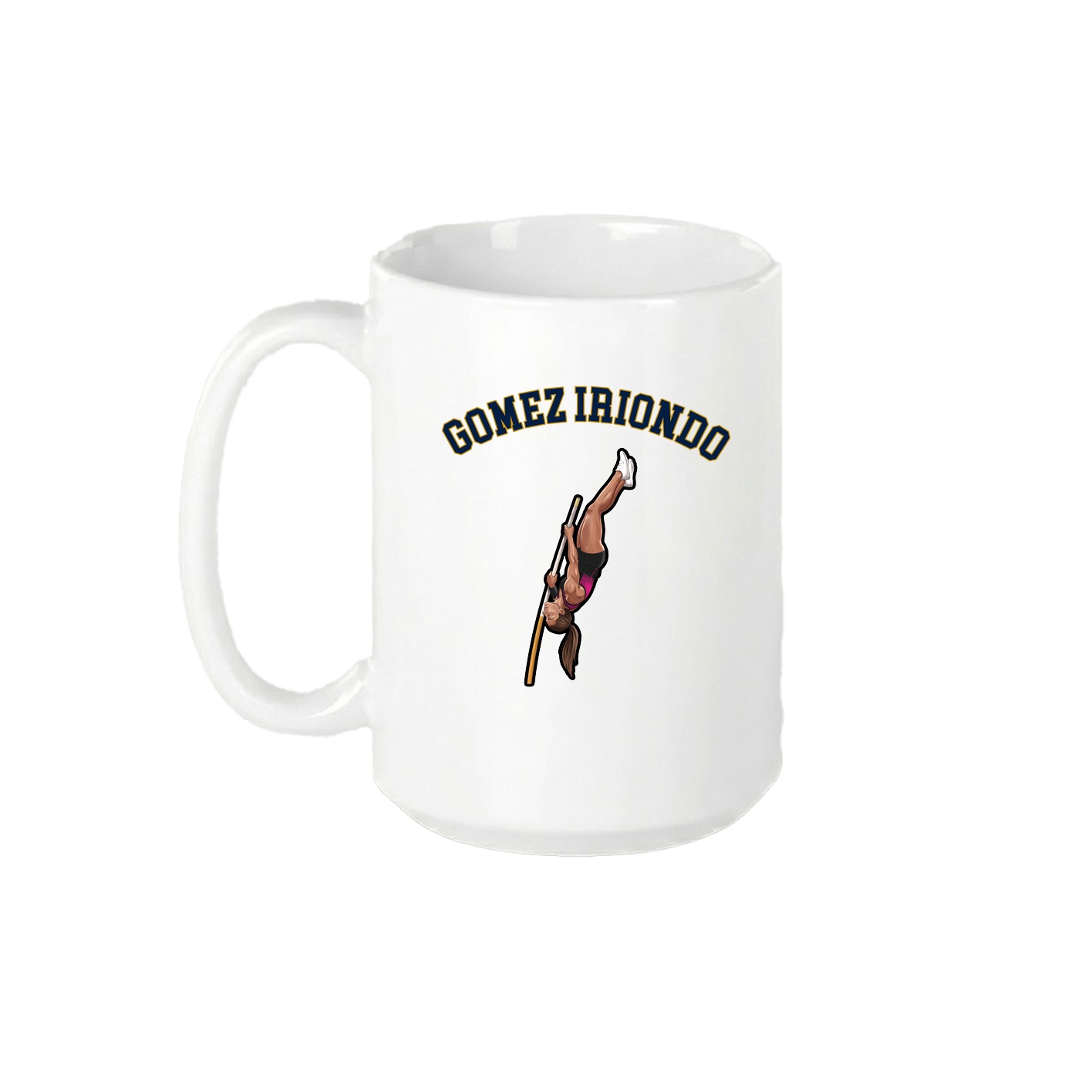 15oz Coffee Mug — Shirsey Arch in White