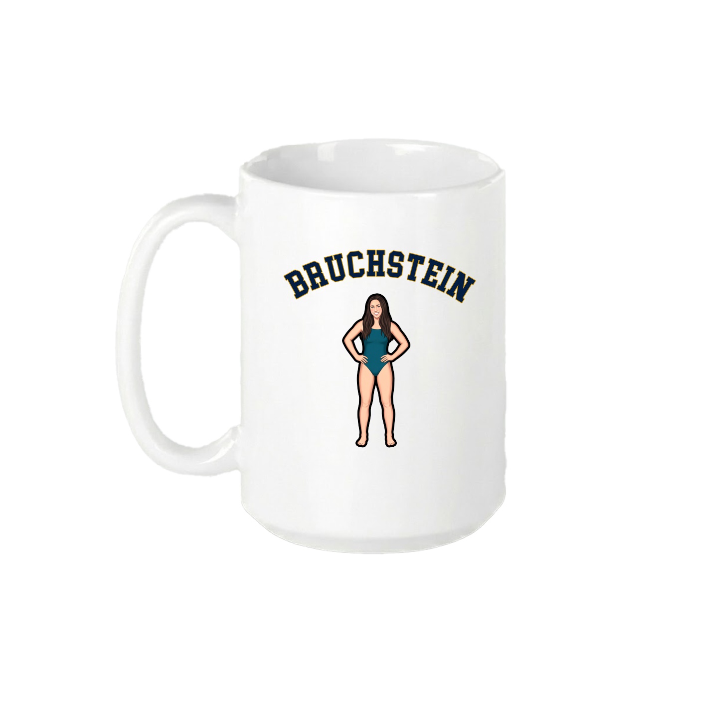 15oz Coffee Mug — Shirsey Arch in White