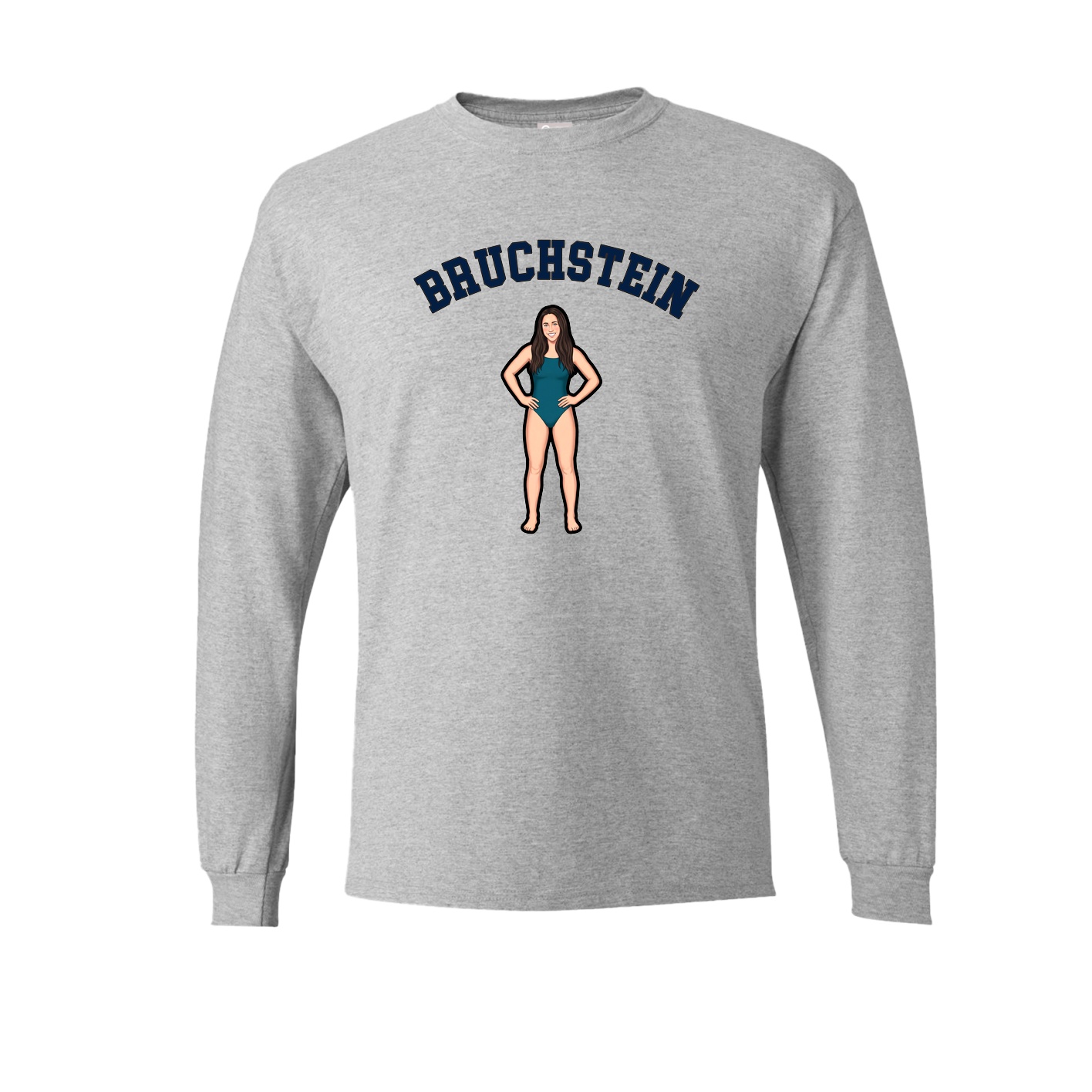Long Sleeve Tee — Shirsey Arch in Grey