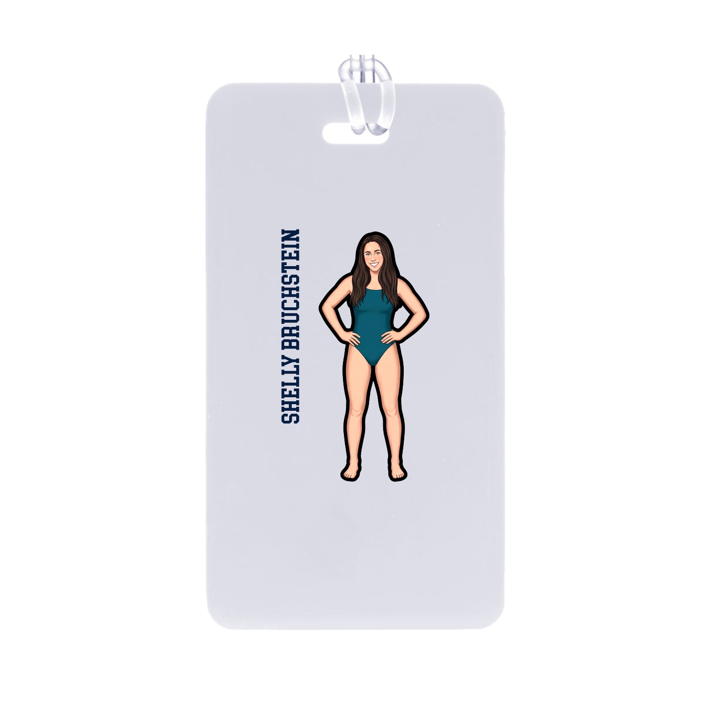 Bag Tag — Name Vertical in Classic