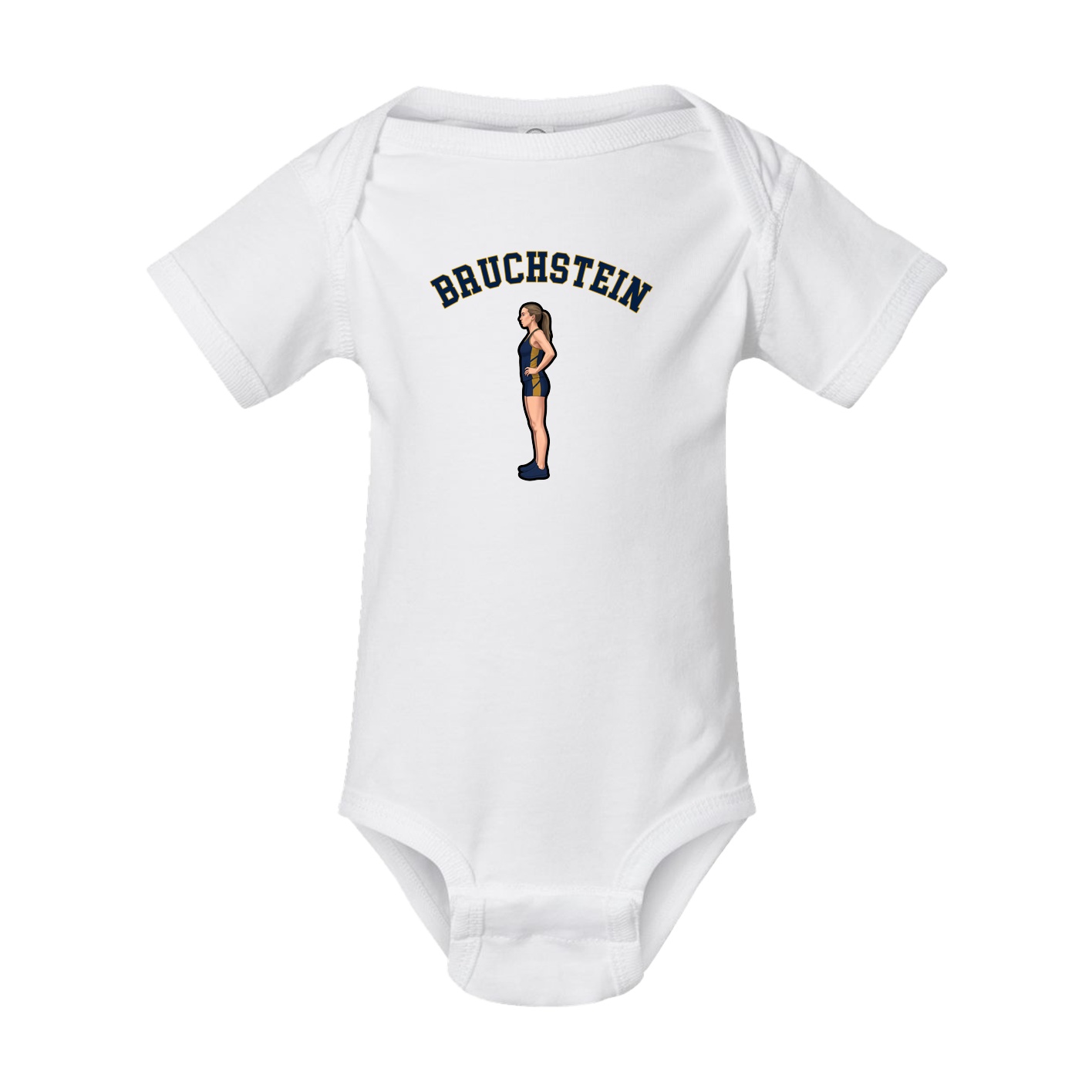 Baby Onesie — Shirsey Arch in White