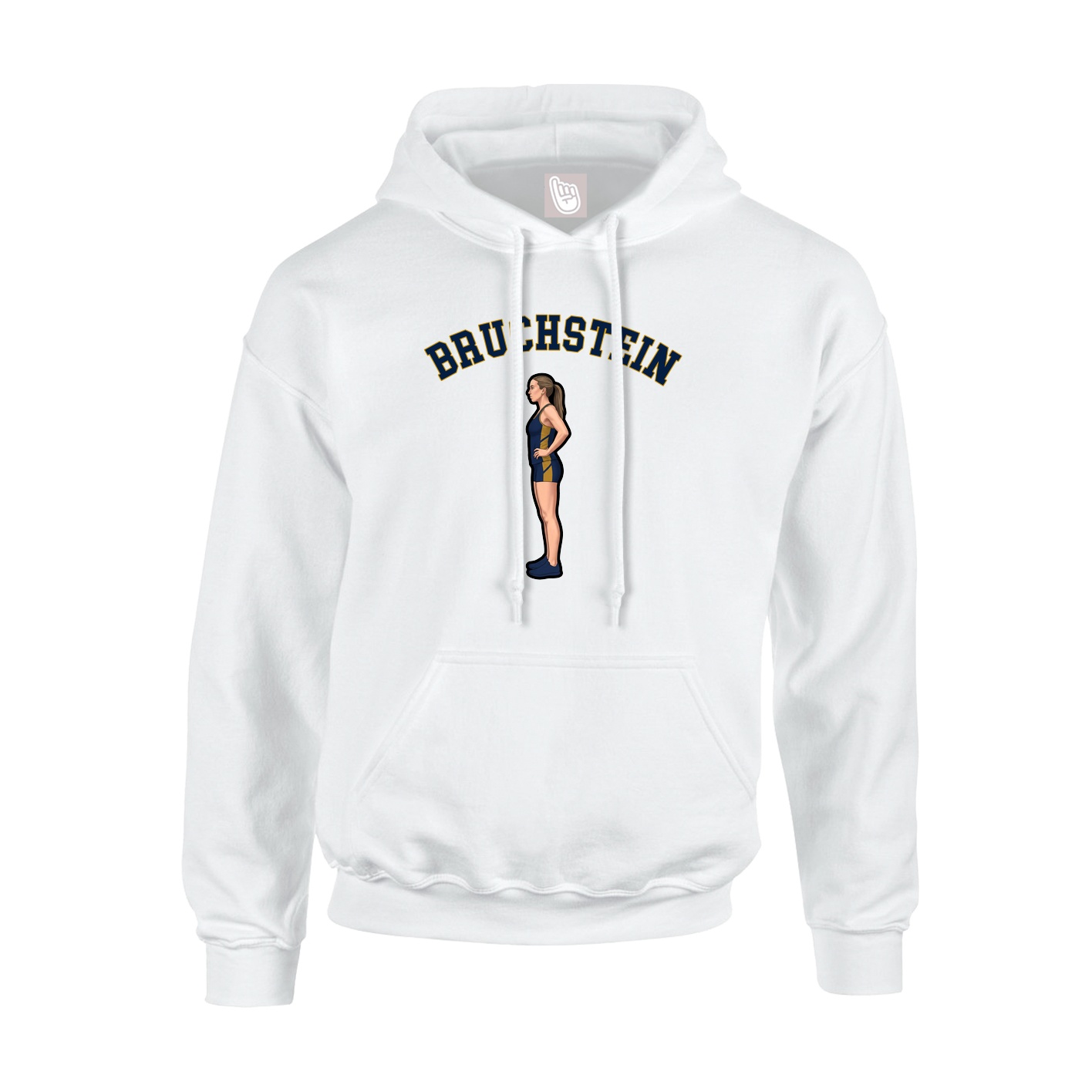 Hoodie — Shirsey Arch in White