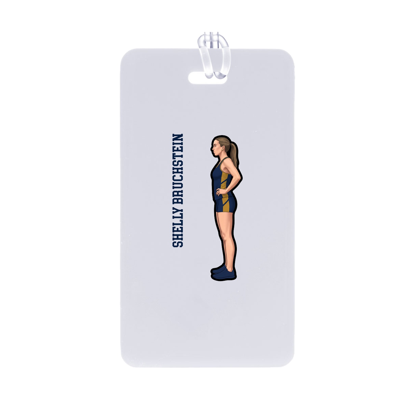 Bag Tag — Name Vertical in Classic