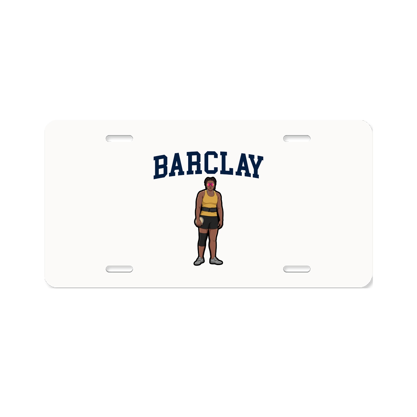 License Plate — Shirsey in Classic
