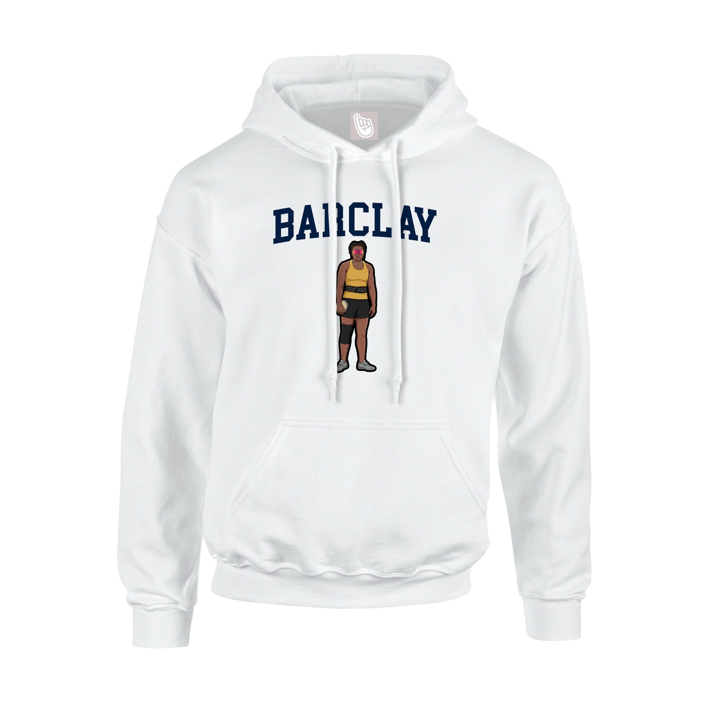 Hoodie — Shirsey in White