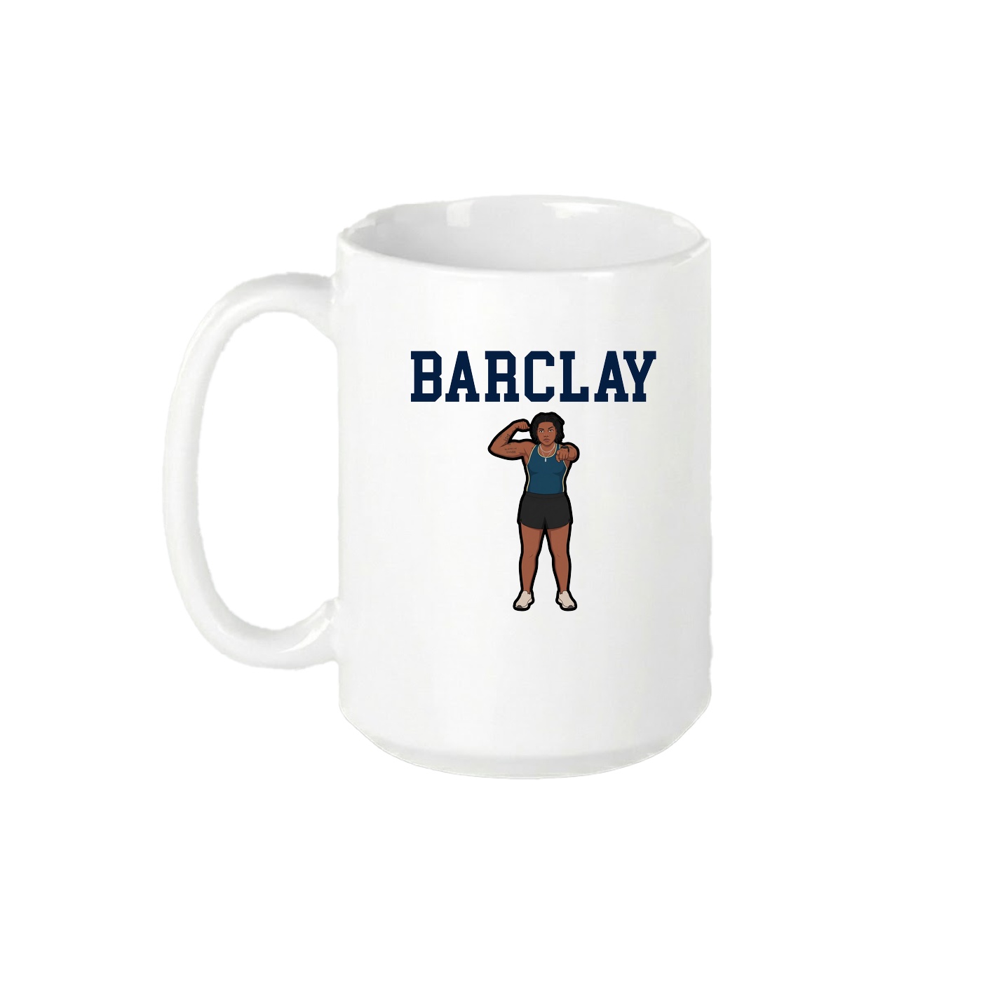 15oz Coffee Mug — Shirsey in White