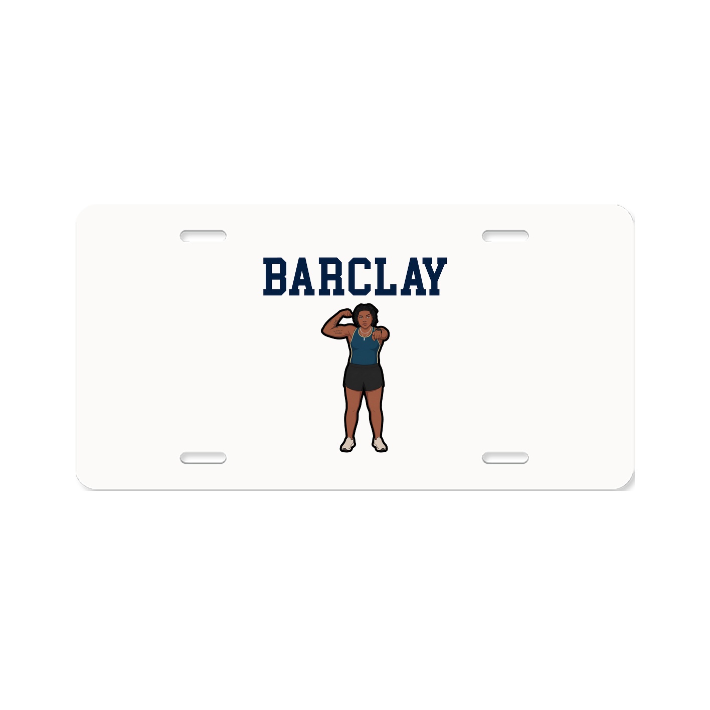 License Plate — Shirsey in Classic
