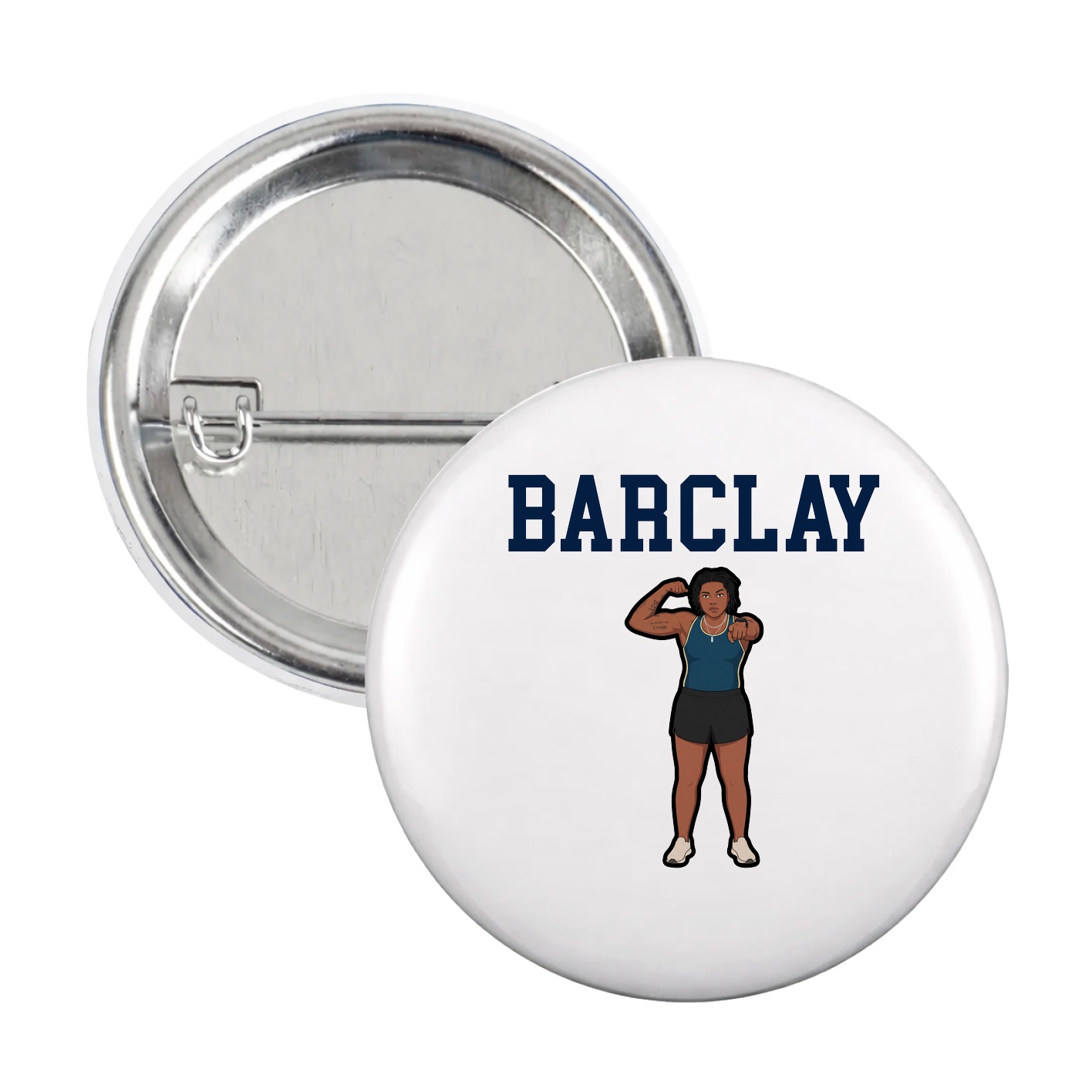 Game Day Button — Shirsey in White