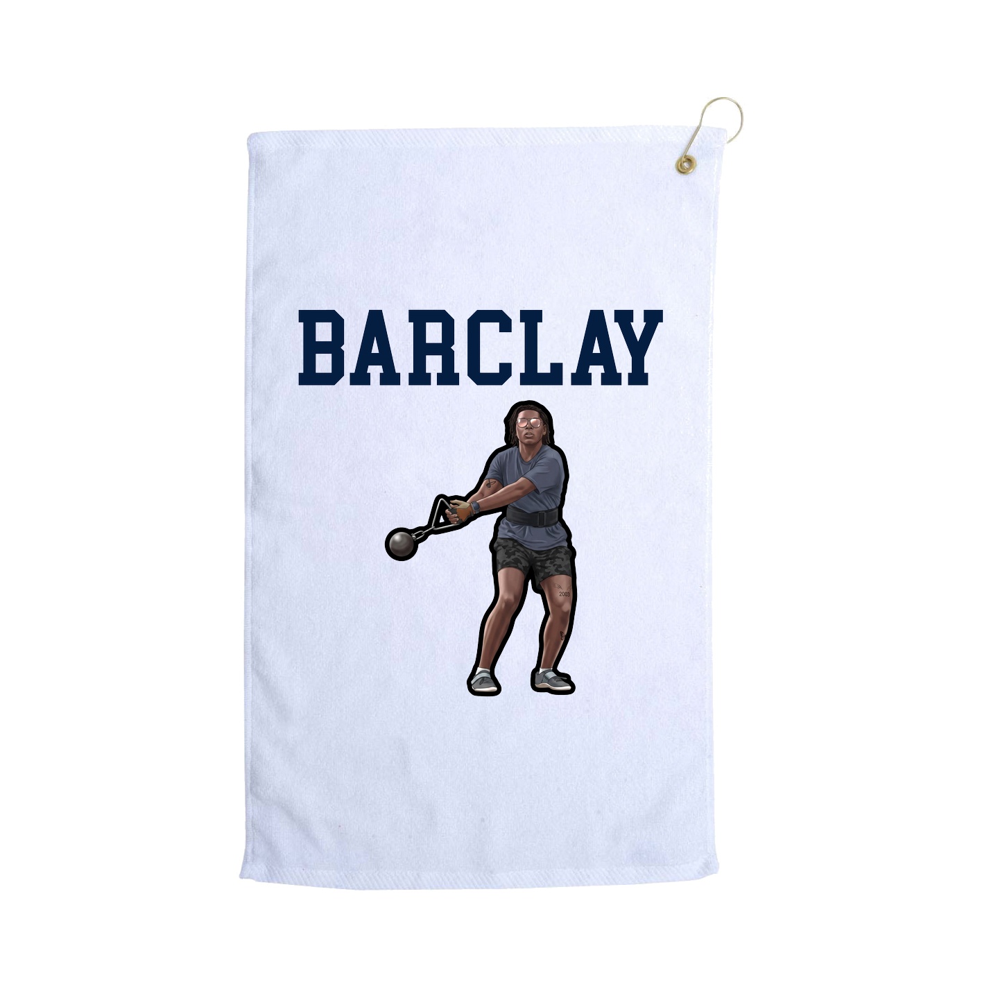 Golf Towel — Shirsey in White
