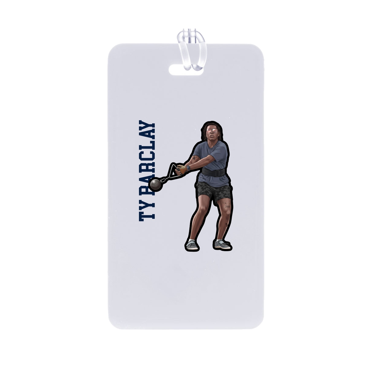 Bag Tag — Name Vertical in Classic