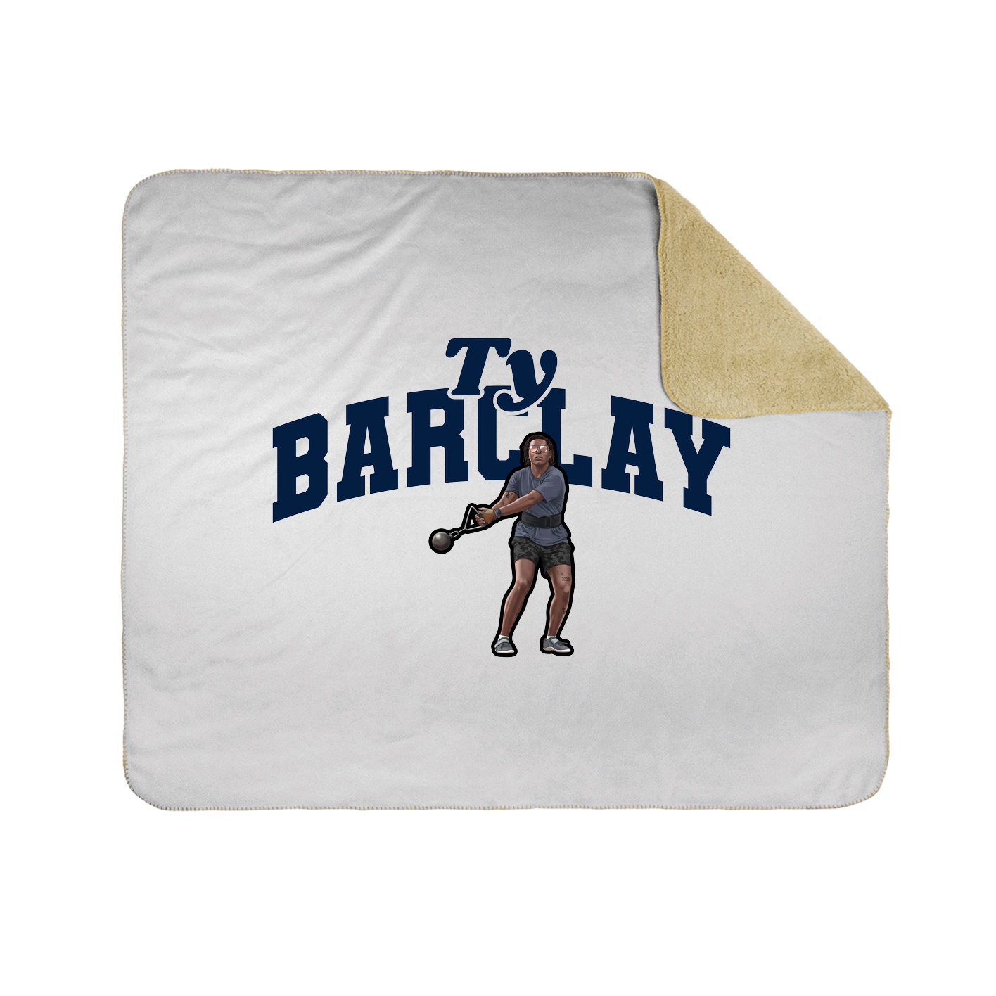 Throw Blanket — Signature Arch in White
