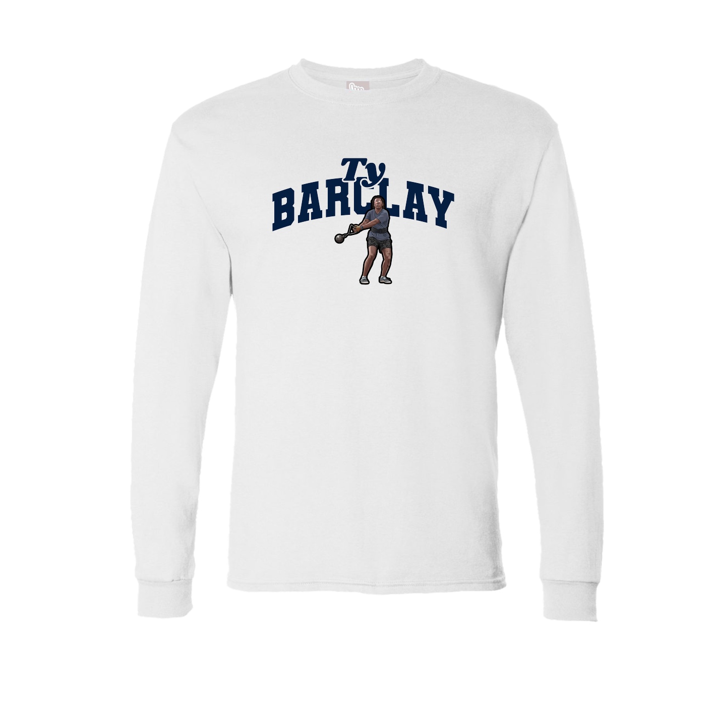 Long Sleeve Tee — Signature Arch in White