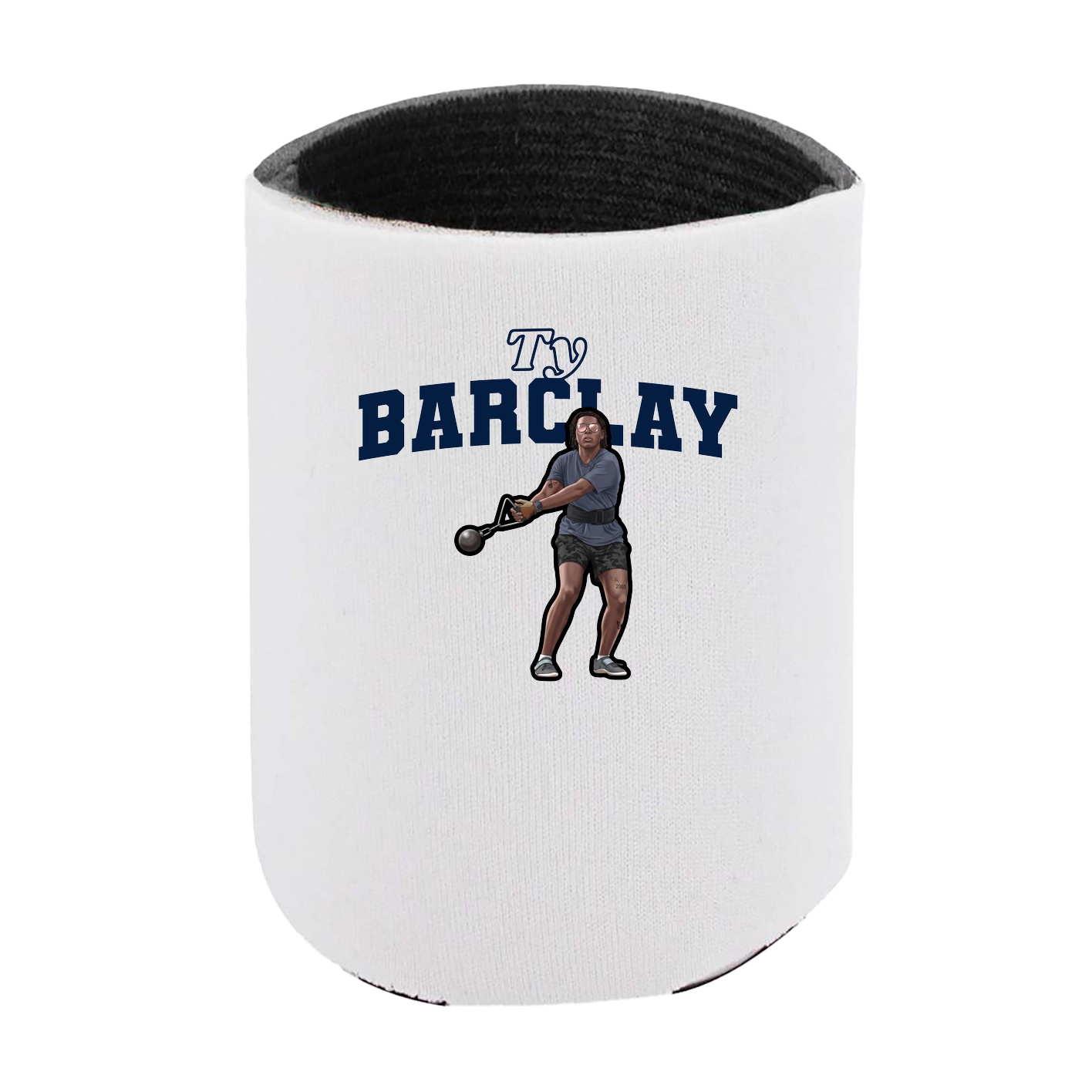 Can Holder — Name Arch in White
