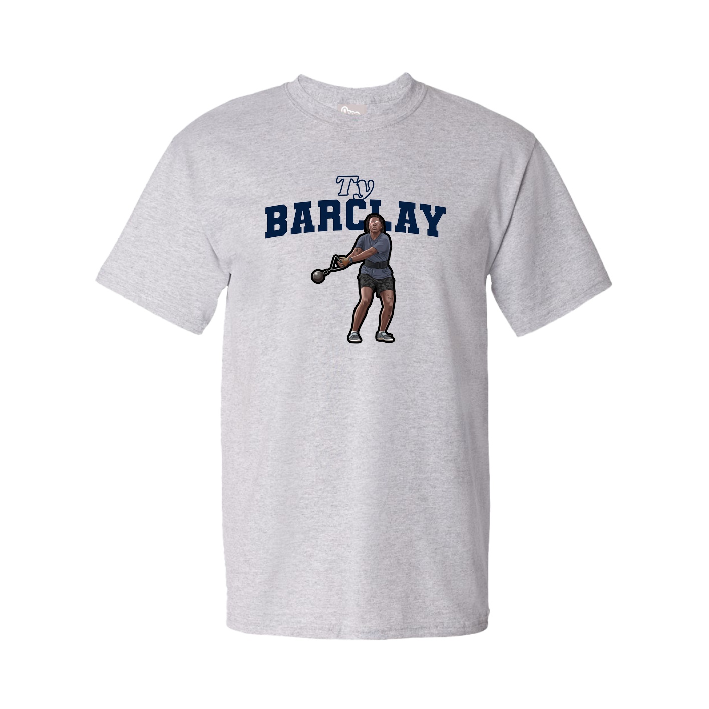 Tee — Name Arch in Grey