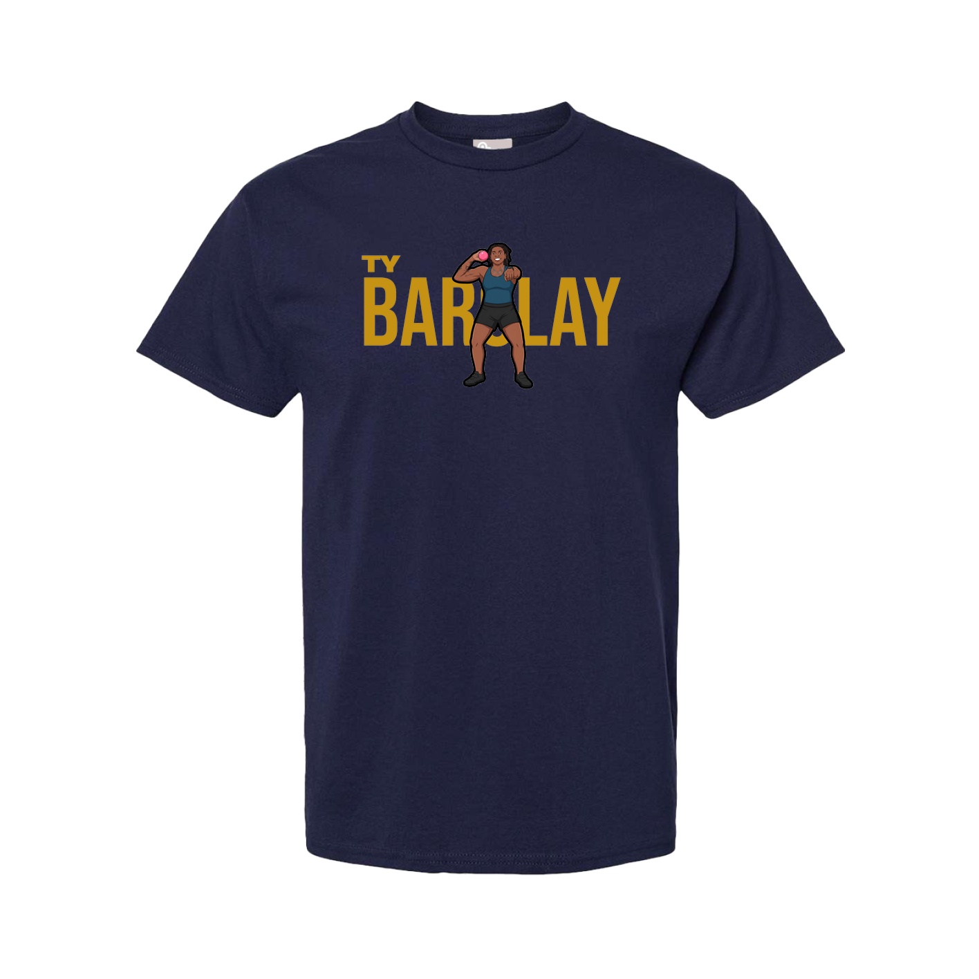 Tee — Player Name in Navy