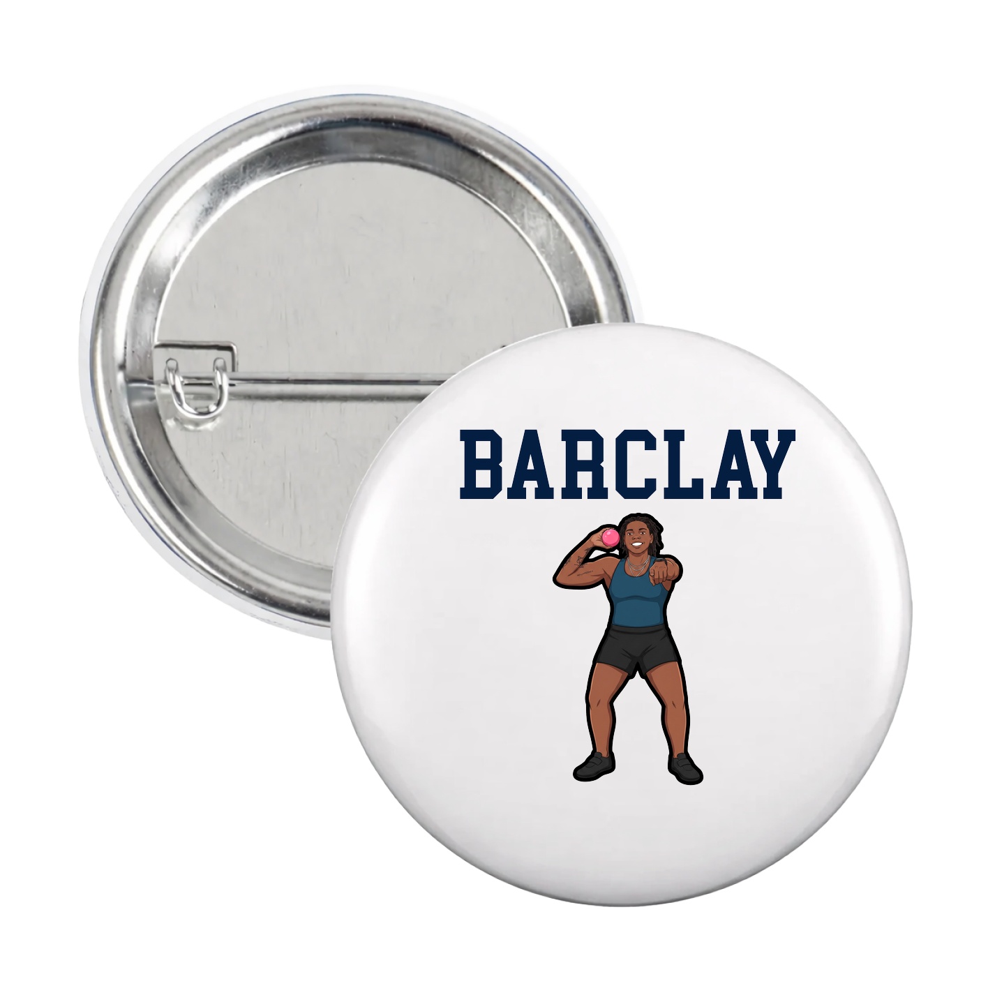 Game Day Button — Shirsey in White