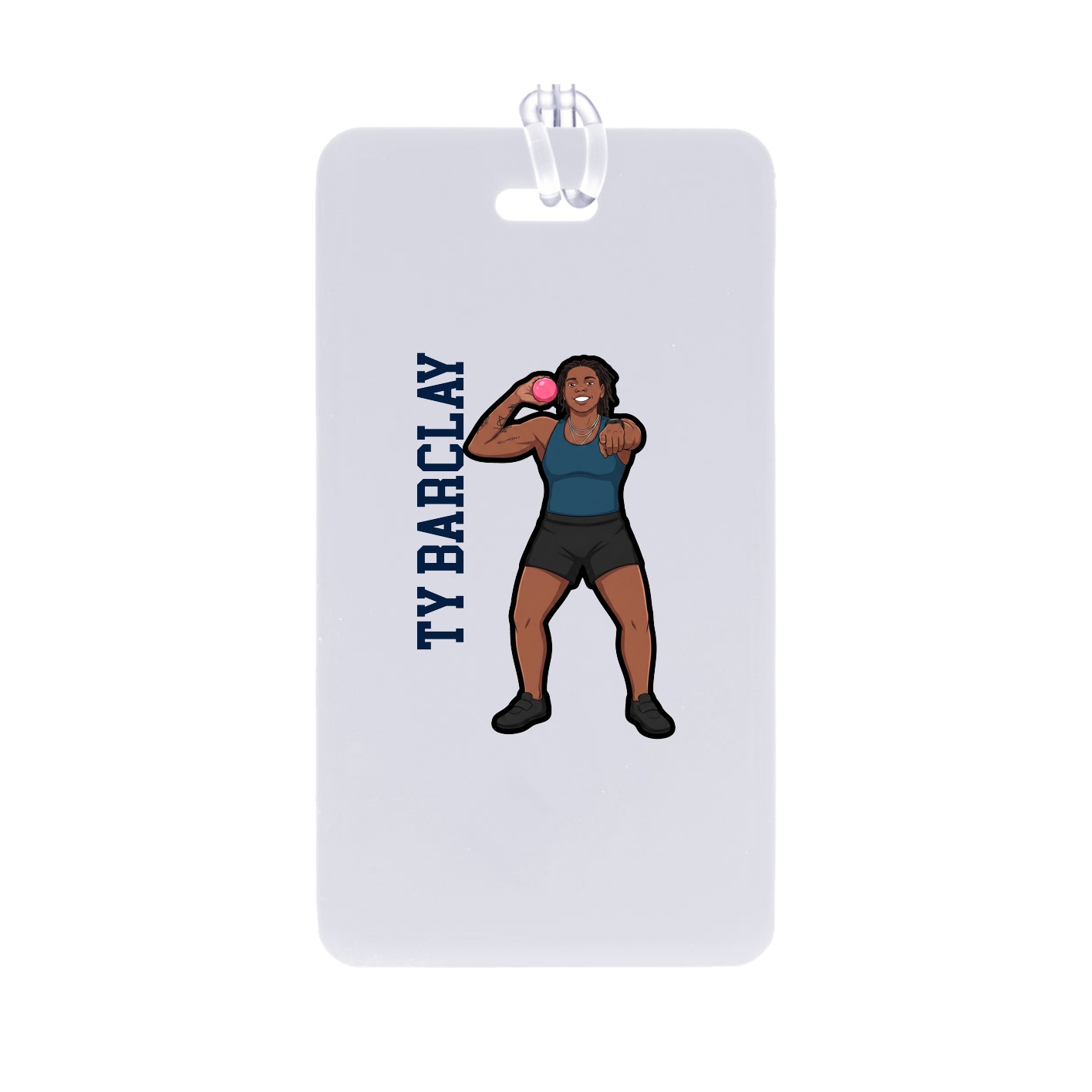 Bag Tag — Name Vertical in Classic