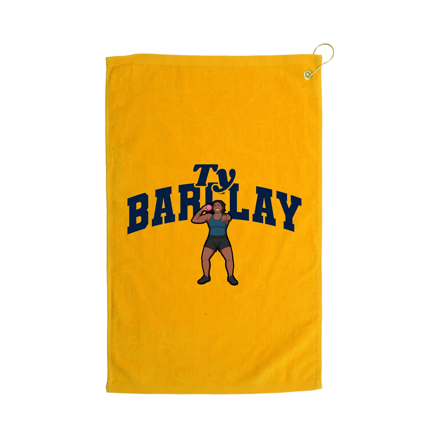 Golf Towel — Signature Arch in Gold