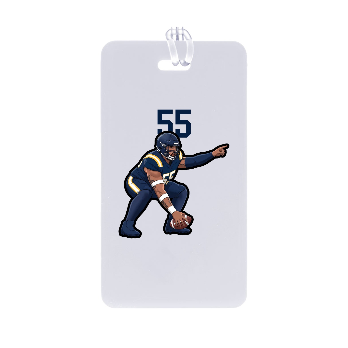 Bag Tag — Number Top in Classic