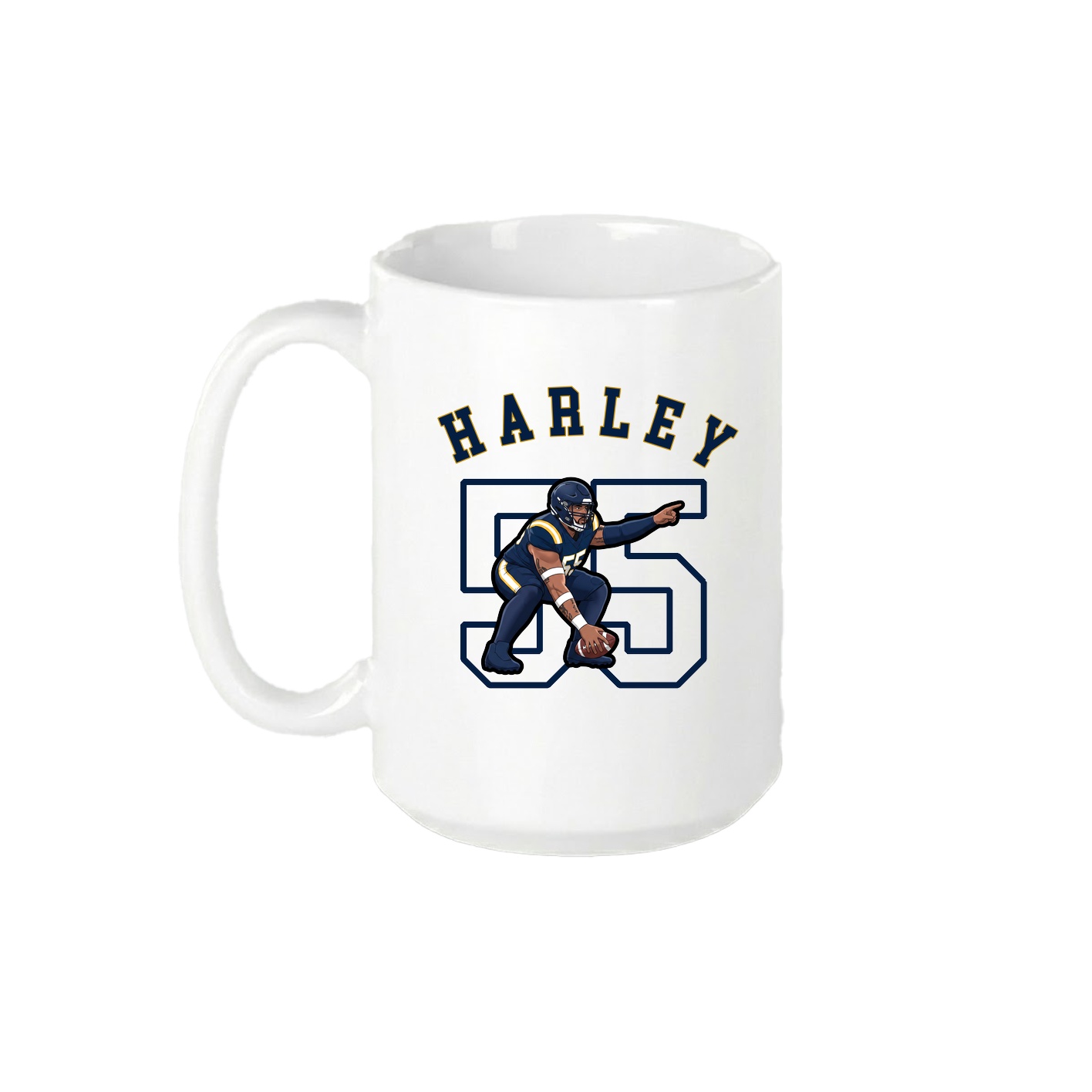 15oz Coffee Mug — Shirsey Arch in White