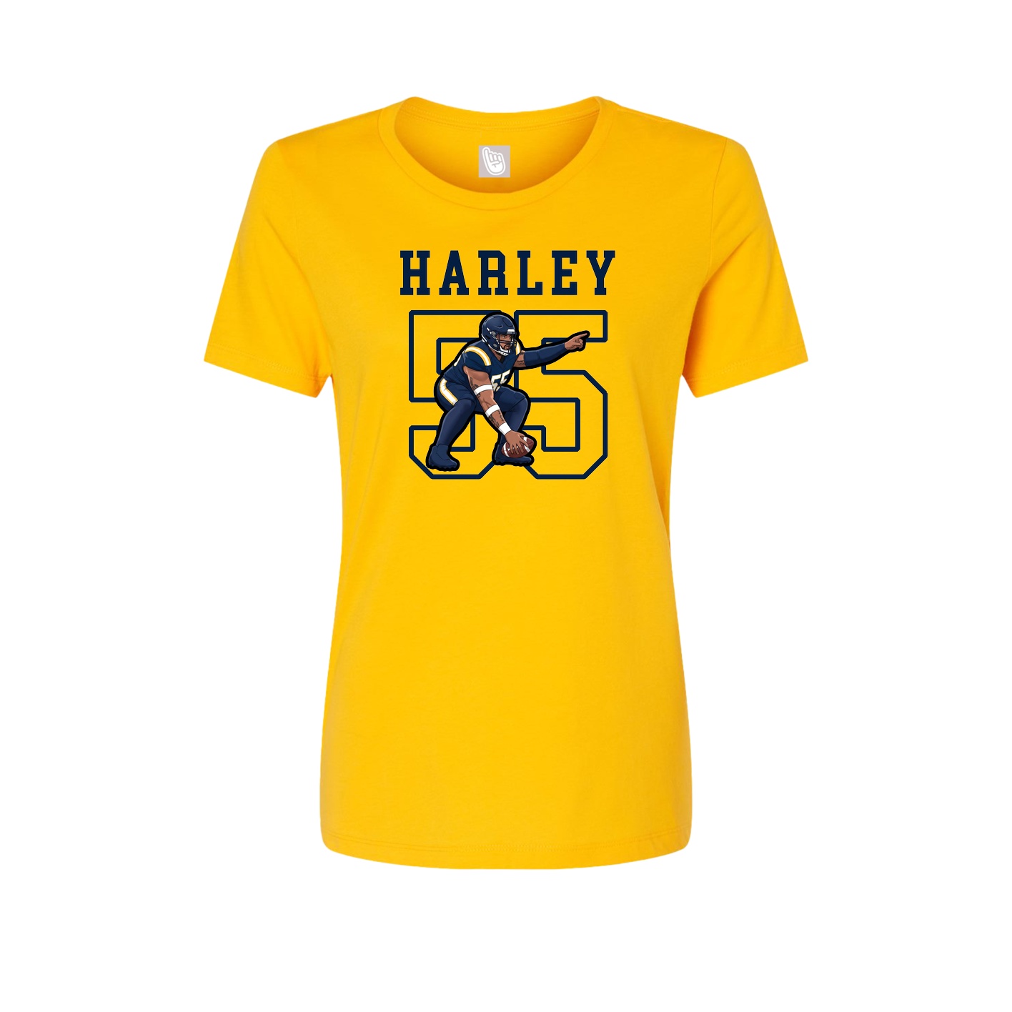 Fitted Women's Tee — Shirsey in Gold