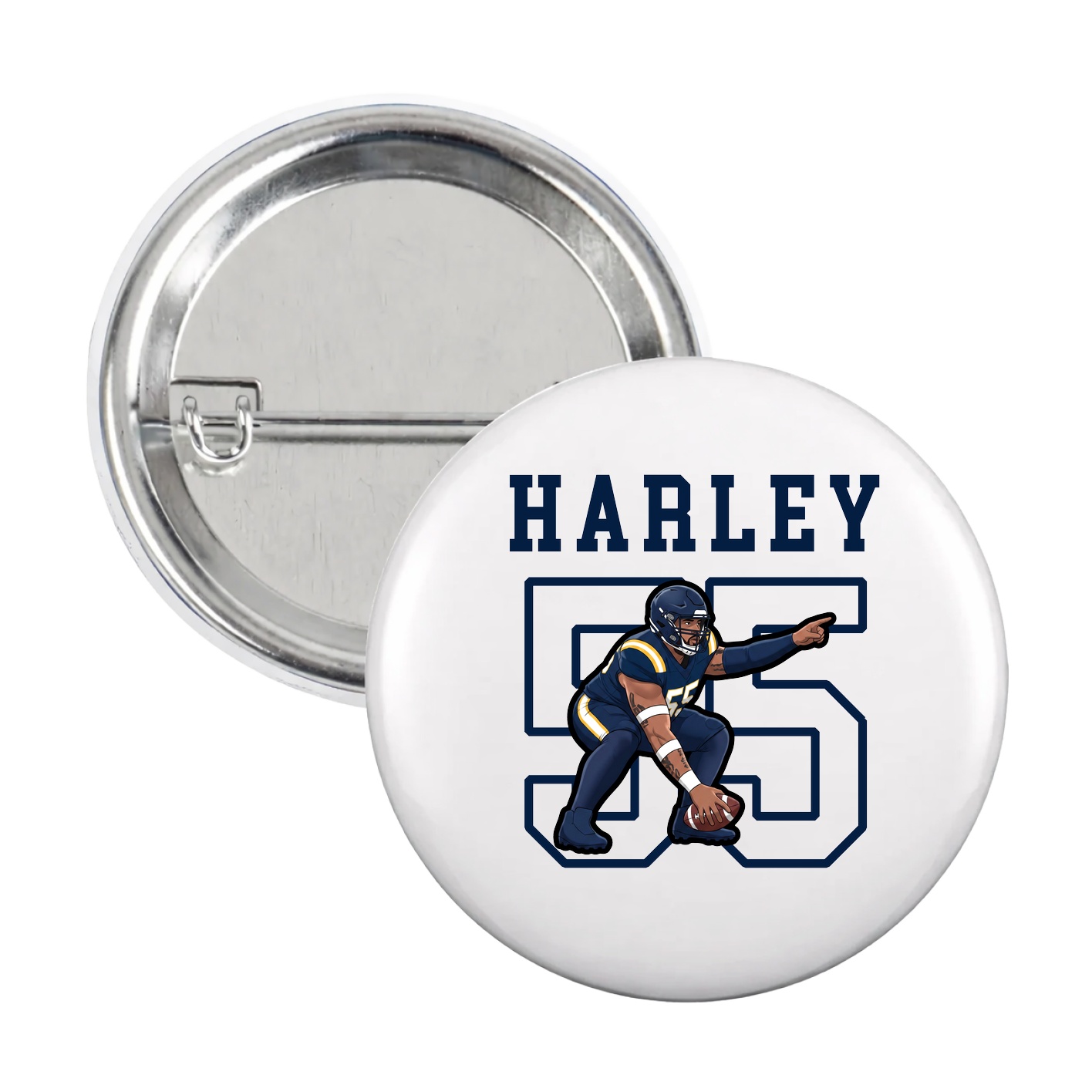Game Day Button — Shirsey in White