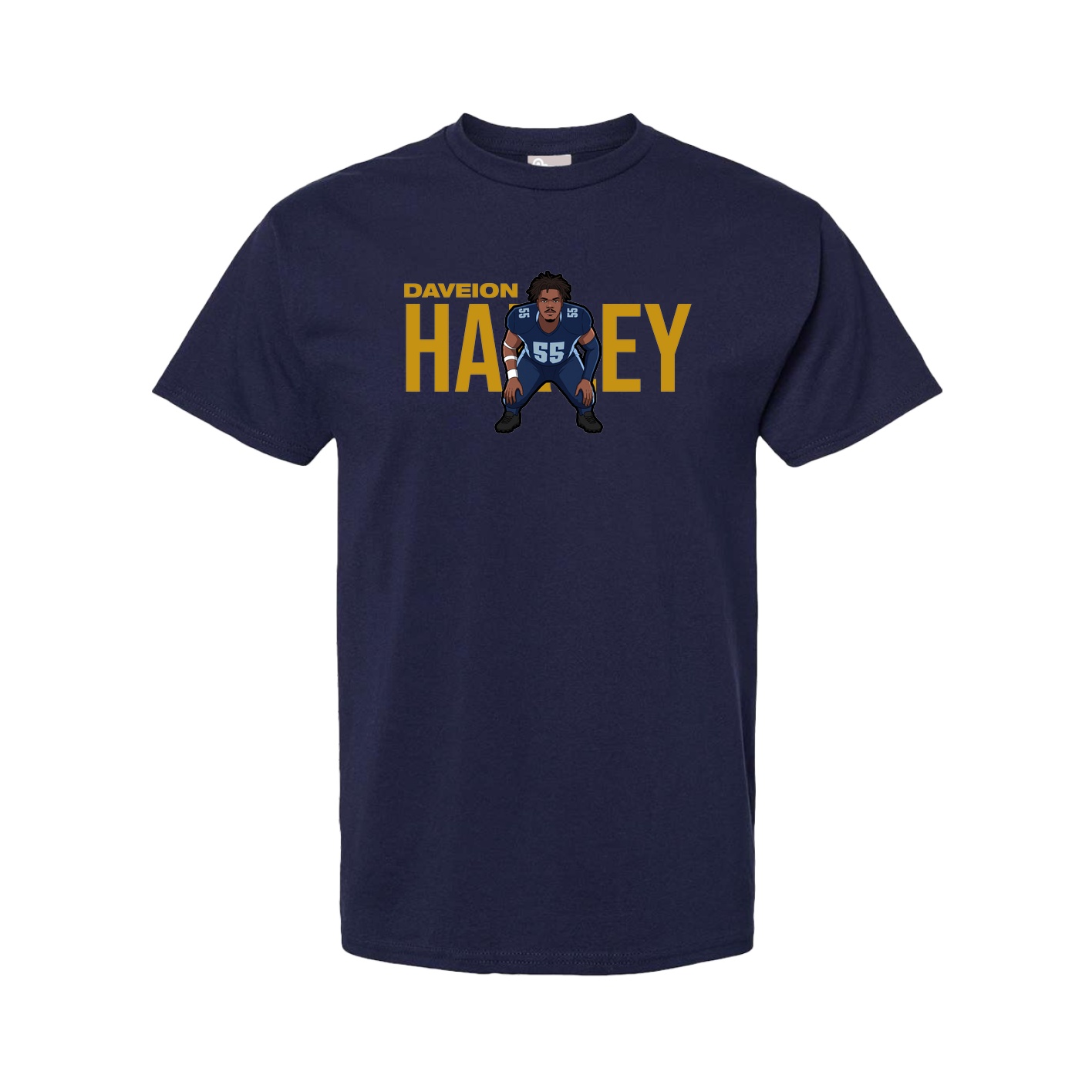 Tee — Player Name in Navy
