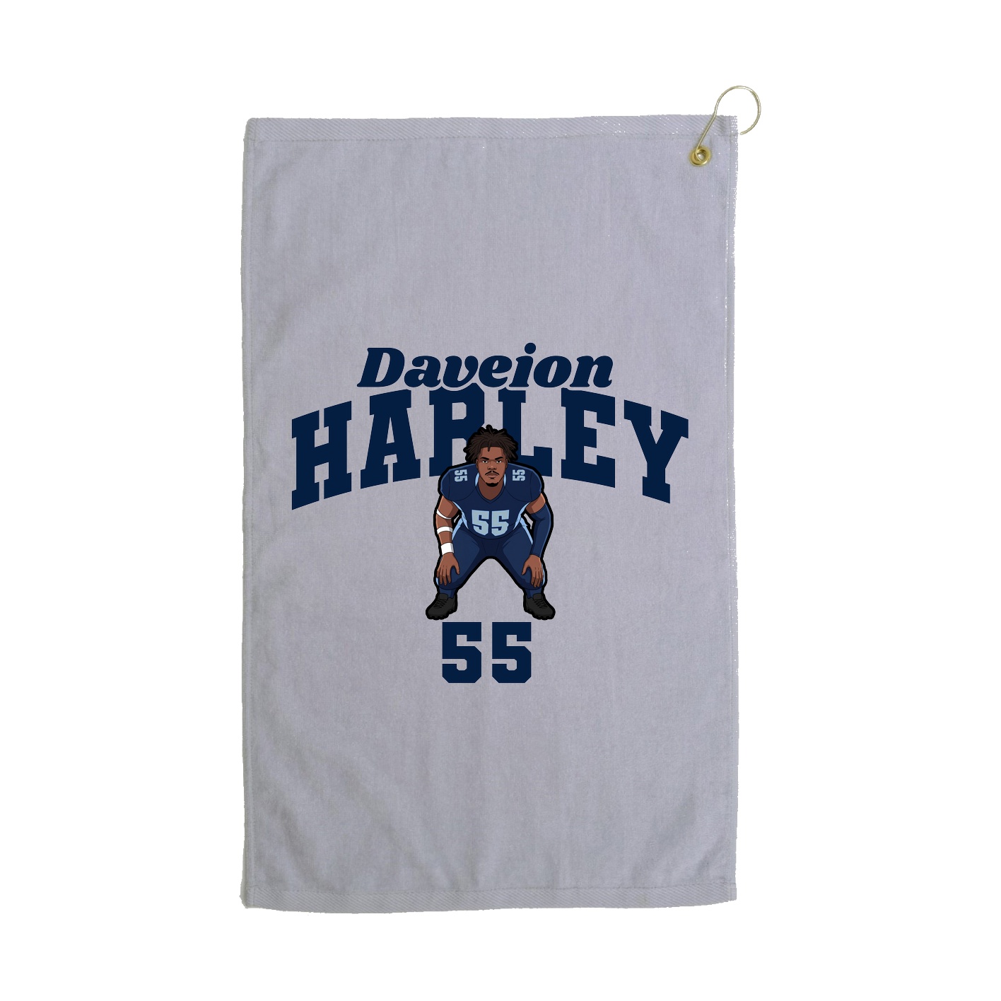 Golf Towel — Signature Arch in Grey