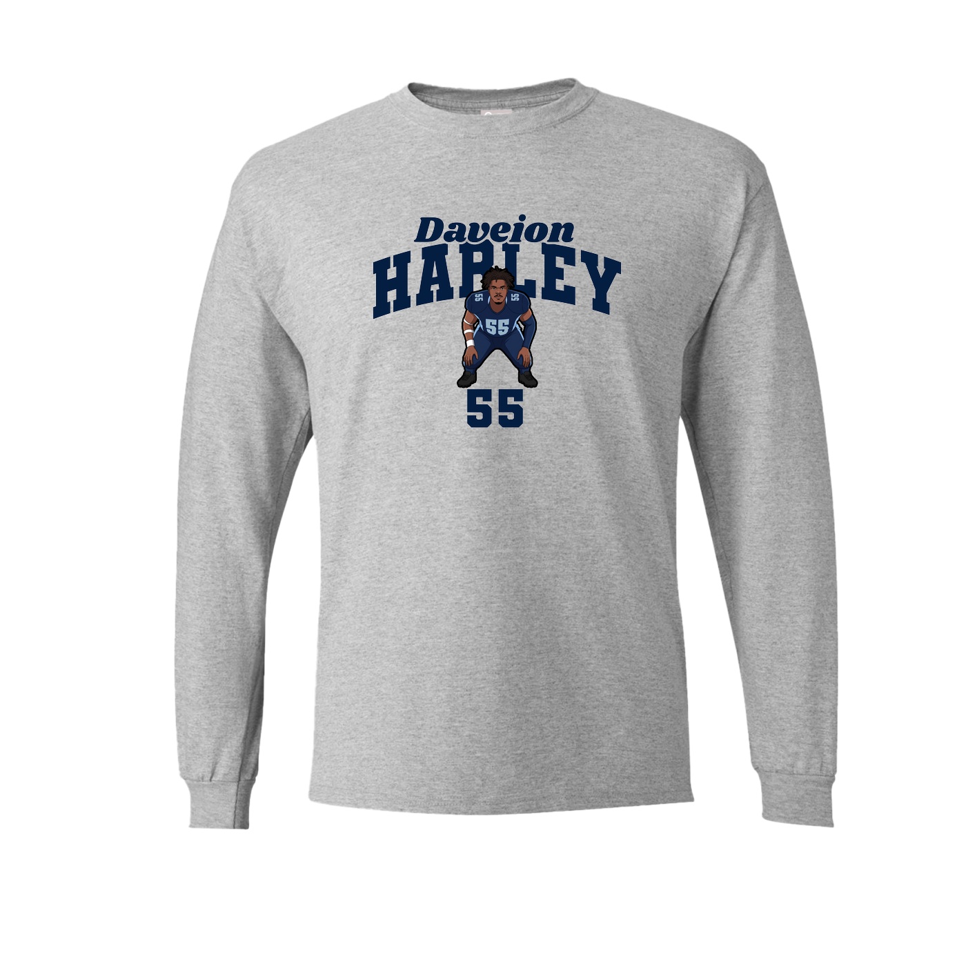 Long Sleeve Tee — Signature Arch in Grey
