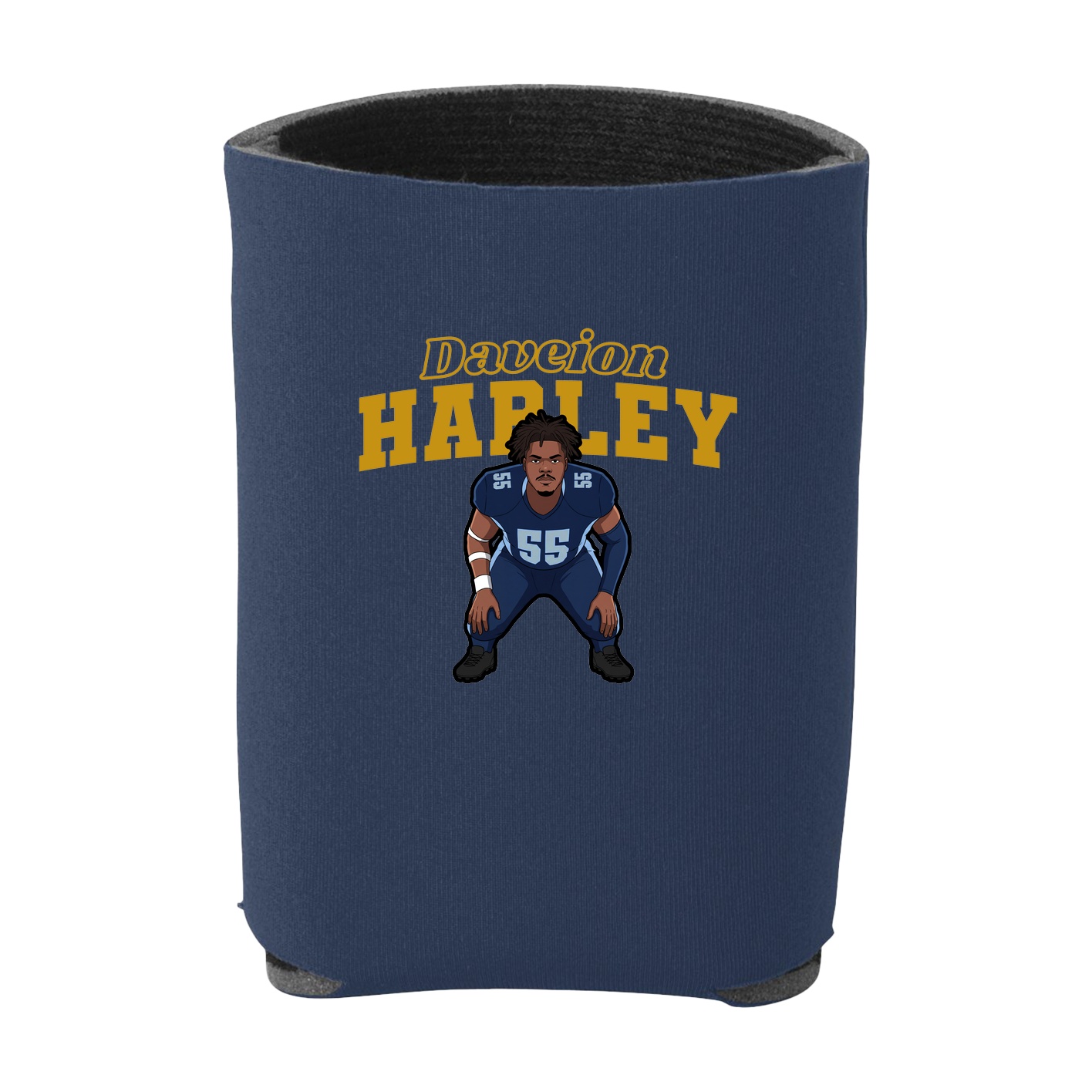 Can Holder — Name Arch in Navy