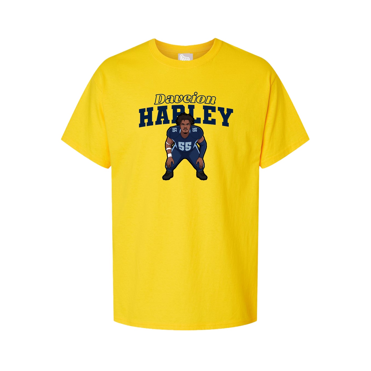 Youth Tee — Name Arch in Gold