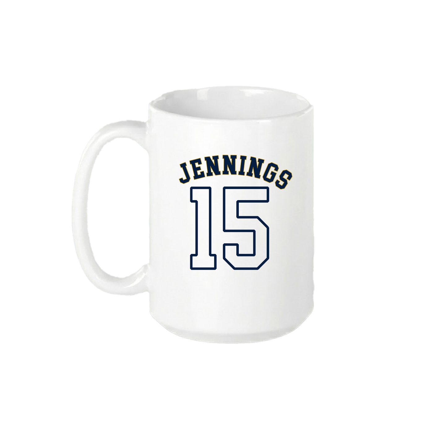 15oz Coffee Mug — Shirsey Arch in White