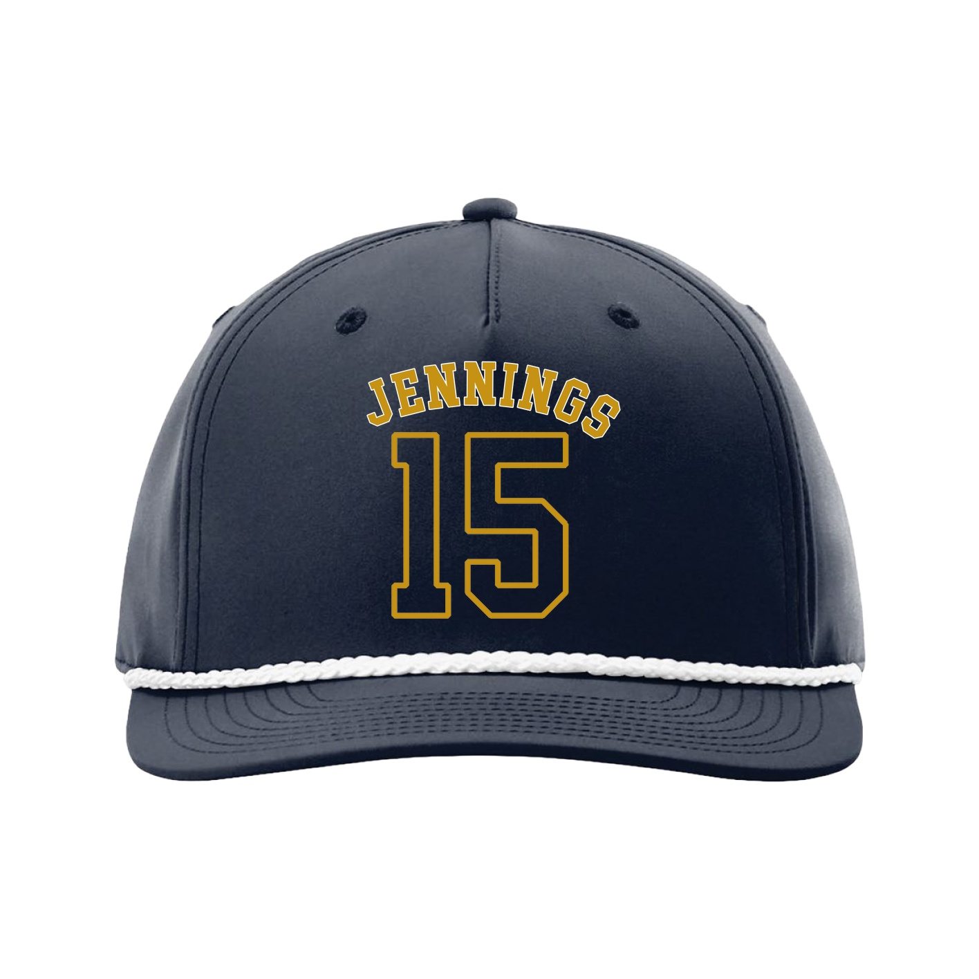 Five-Panel Classic Rope Cap — Shirsey Arch in Navy