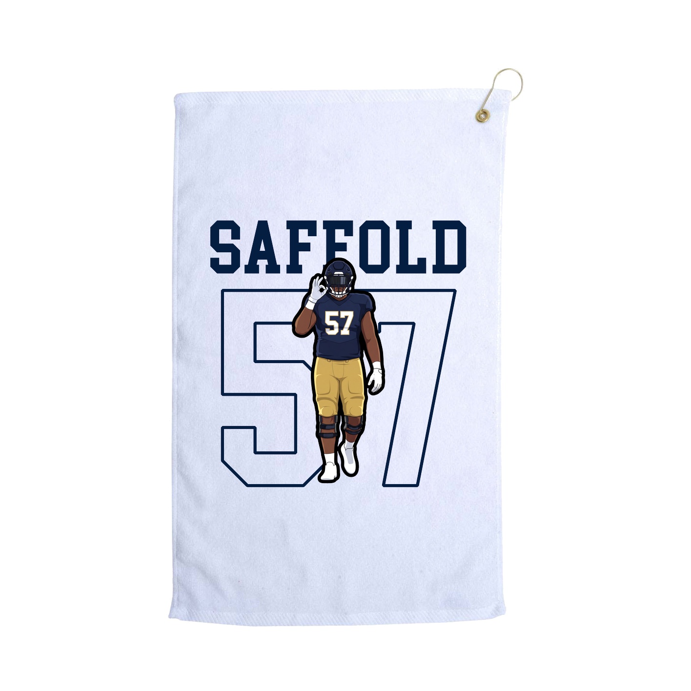 Golf Towel — Shirsey in White