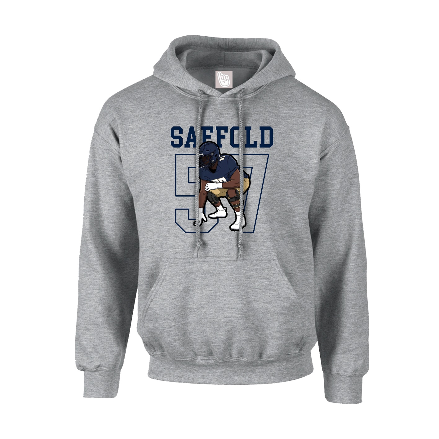 Hoodie — Shirsey in Grey