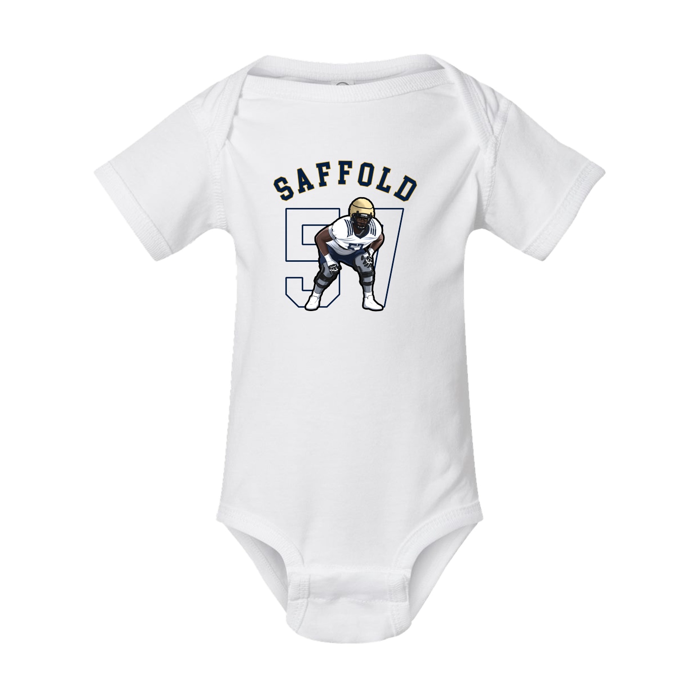 Baby Onesie — Shirsey Arch in White