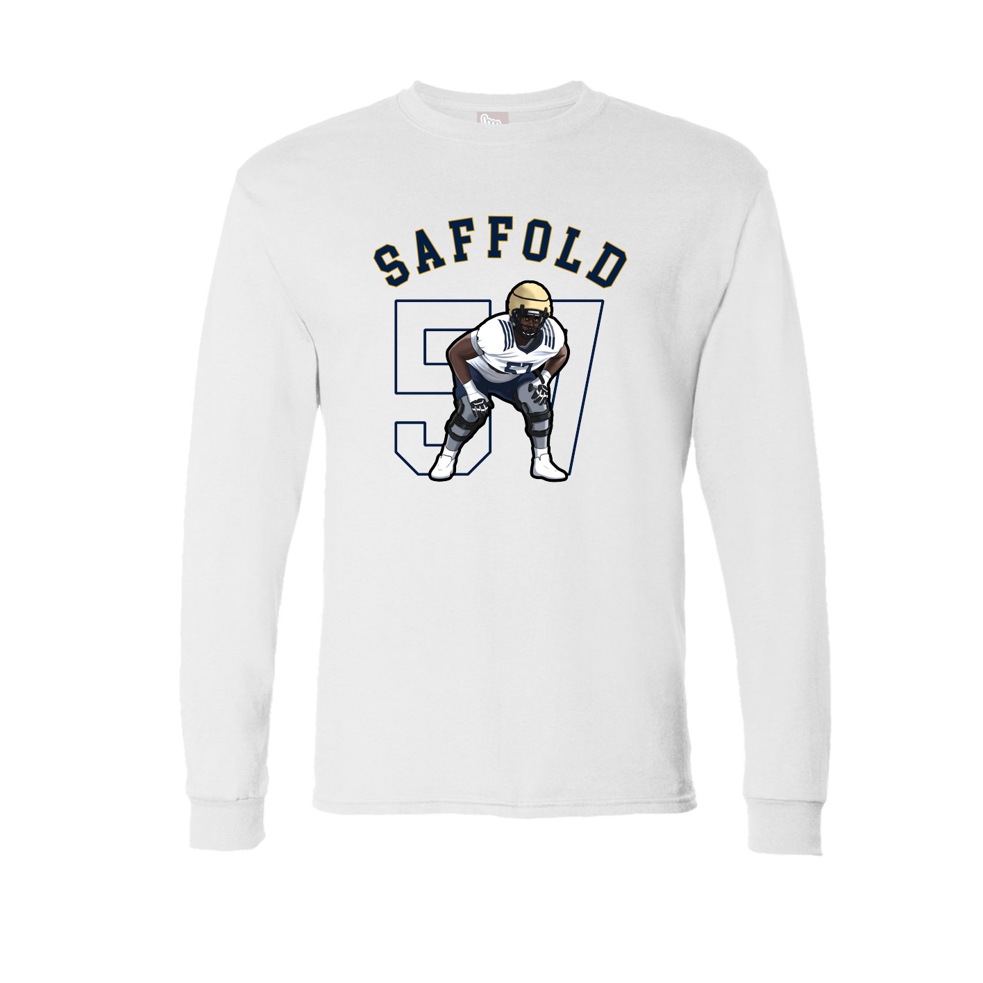 Long Sleeve Tee — Shirsey Arch in White