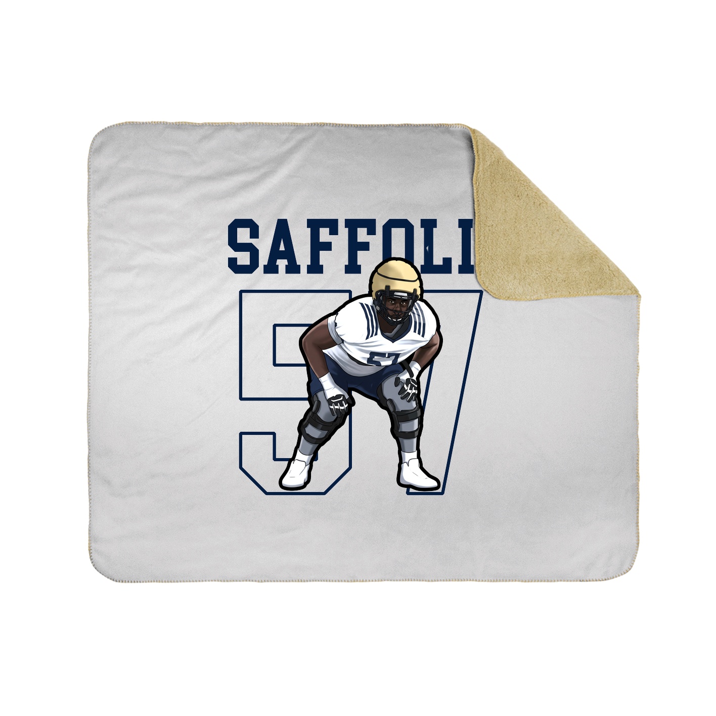 Throw Blanket — Shirsey in White