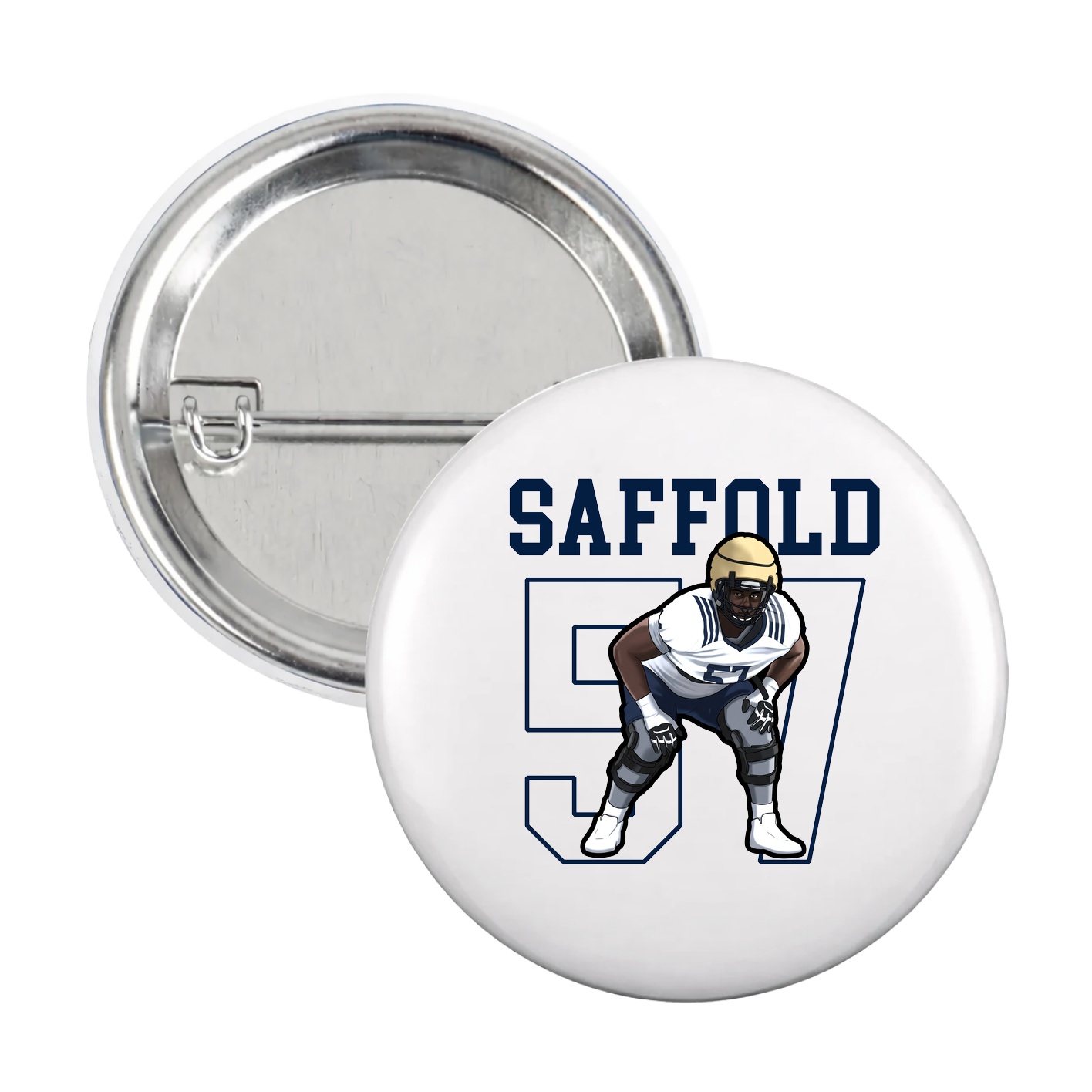 Game Day Button — Shirsey in White