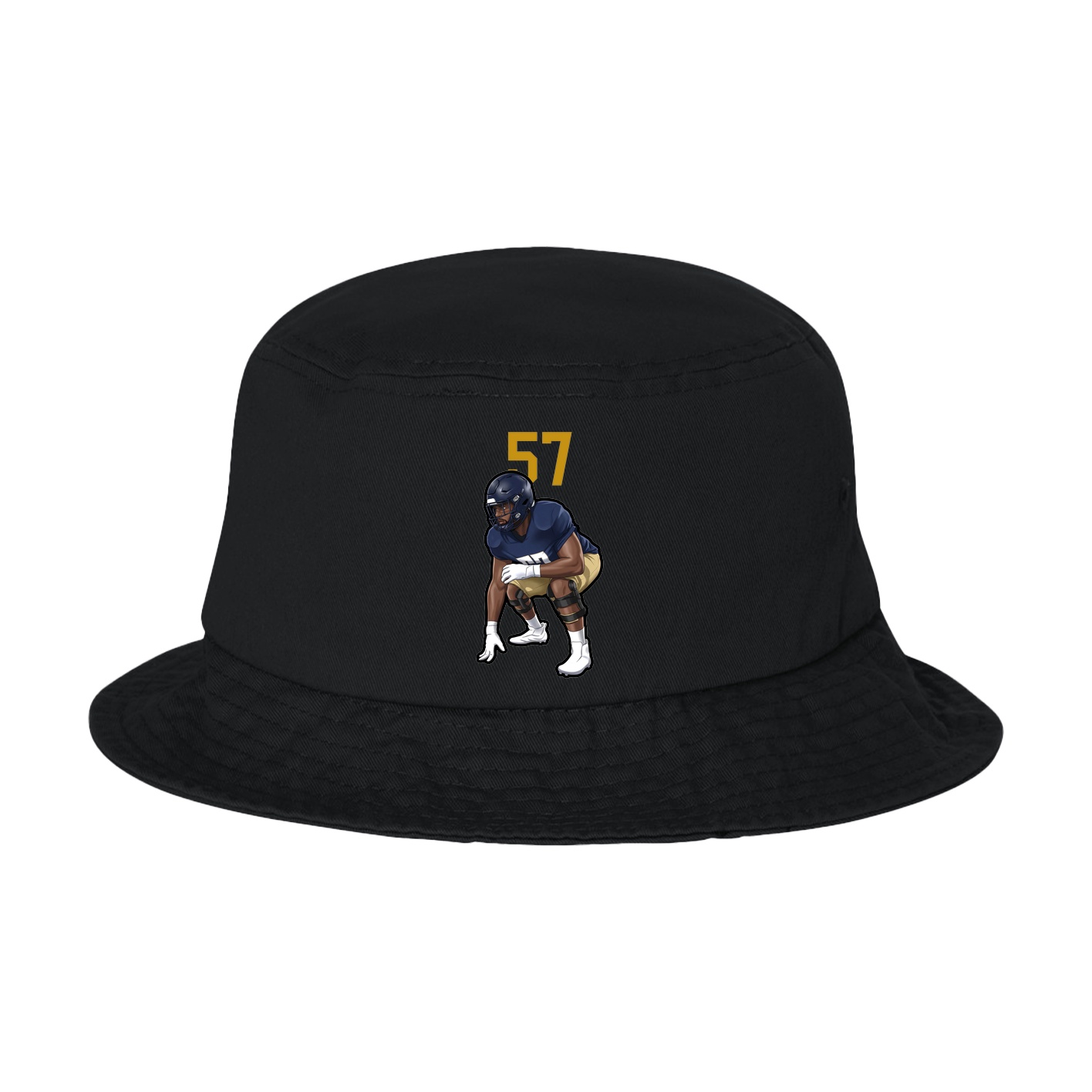 Bucket Cap — Number Top in Black