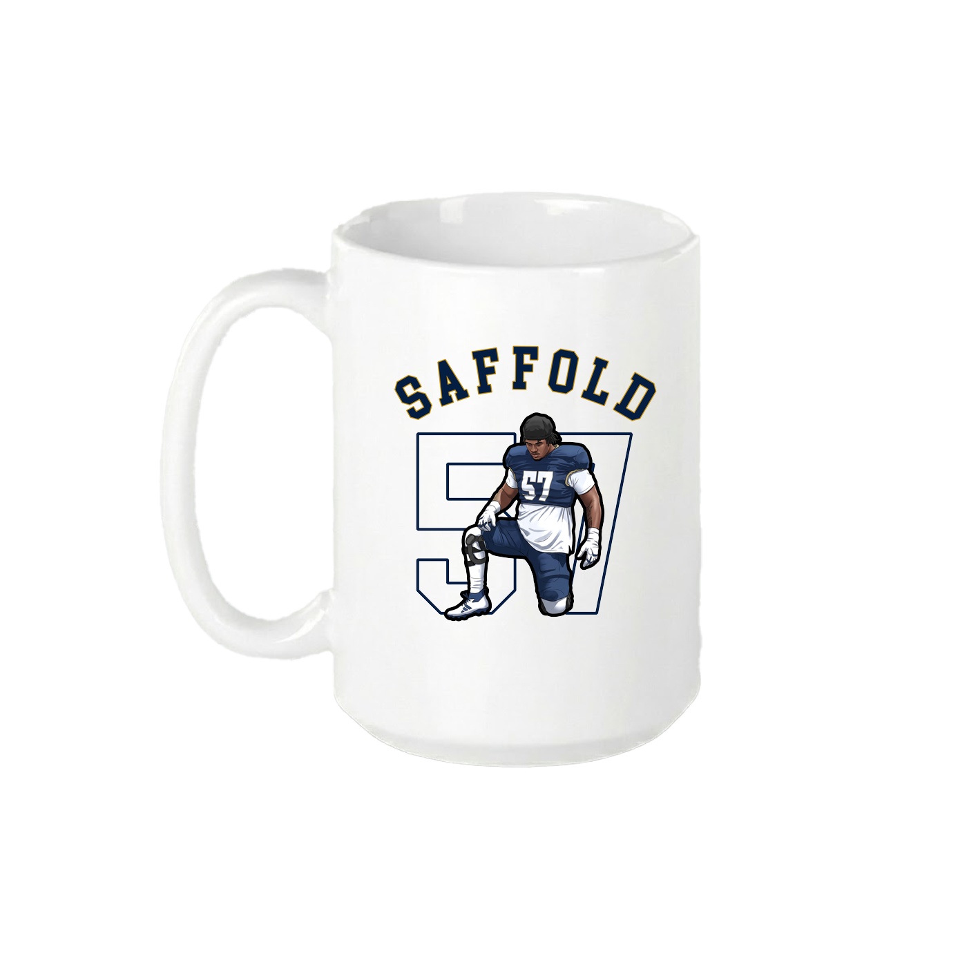 15oz Coffee Mug — Shirsey Arch in White