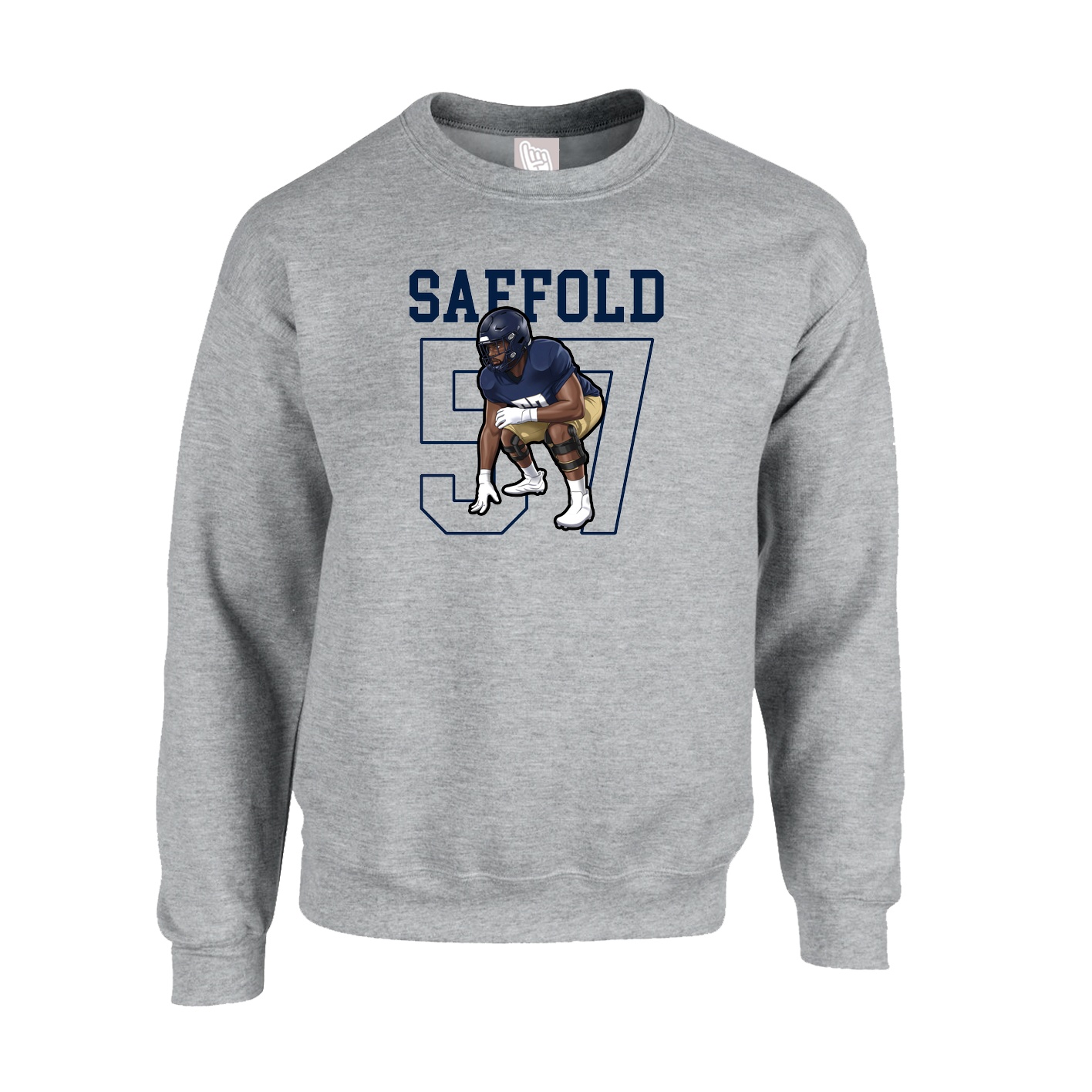 Fleece Crew — Shirsey in Grey