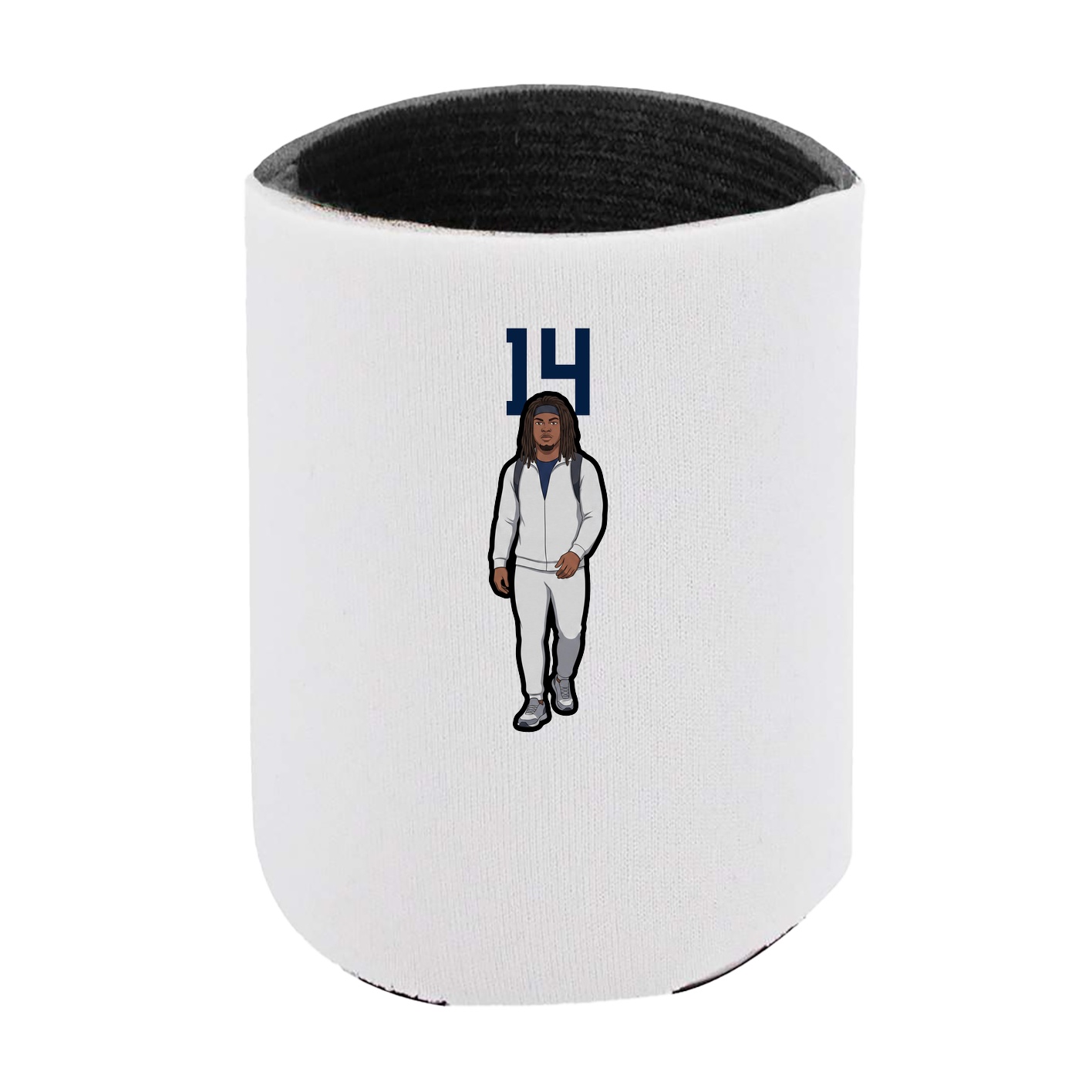 Can Holder — Number Top in White
