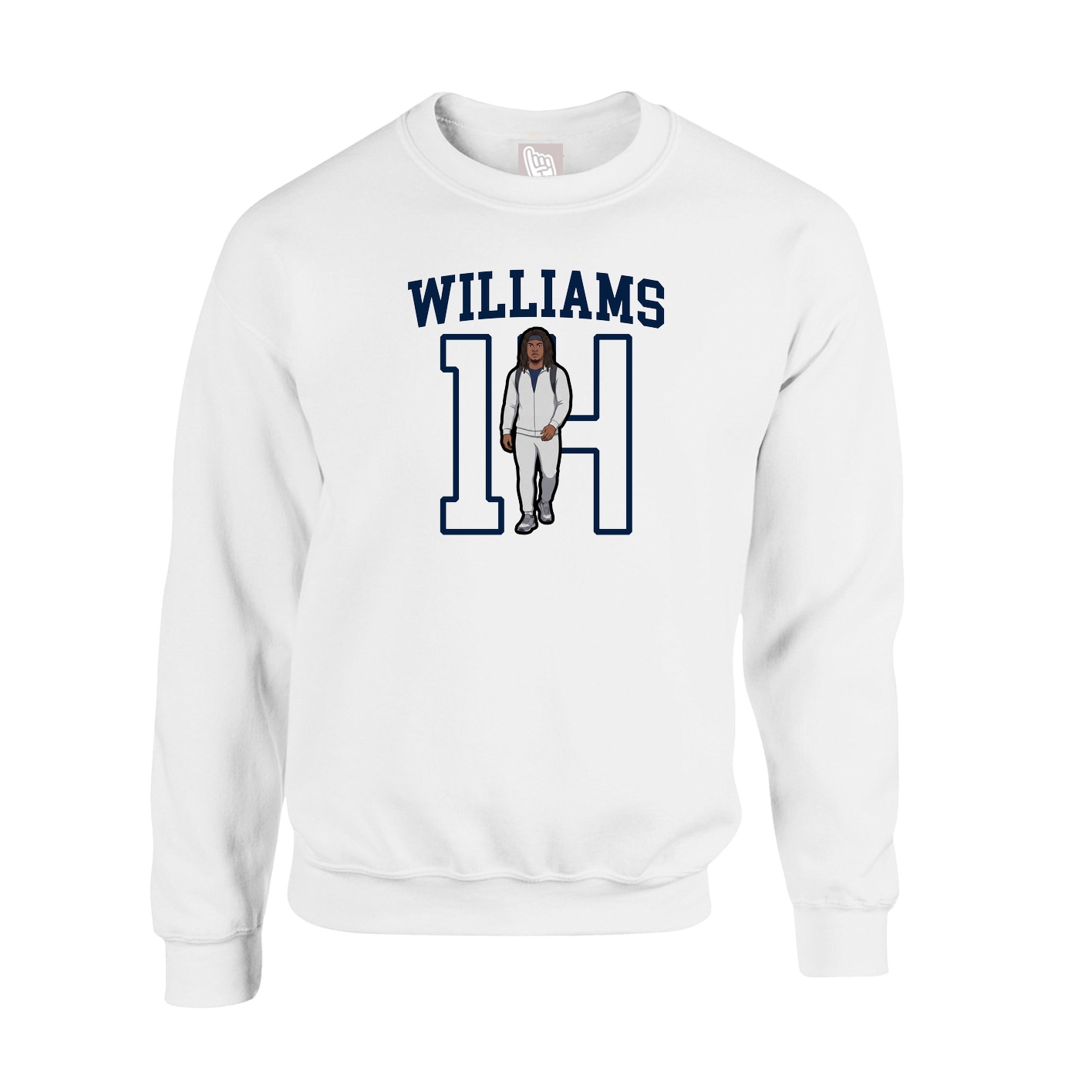 Fleece Crew — Shirsey in White