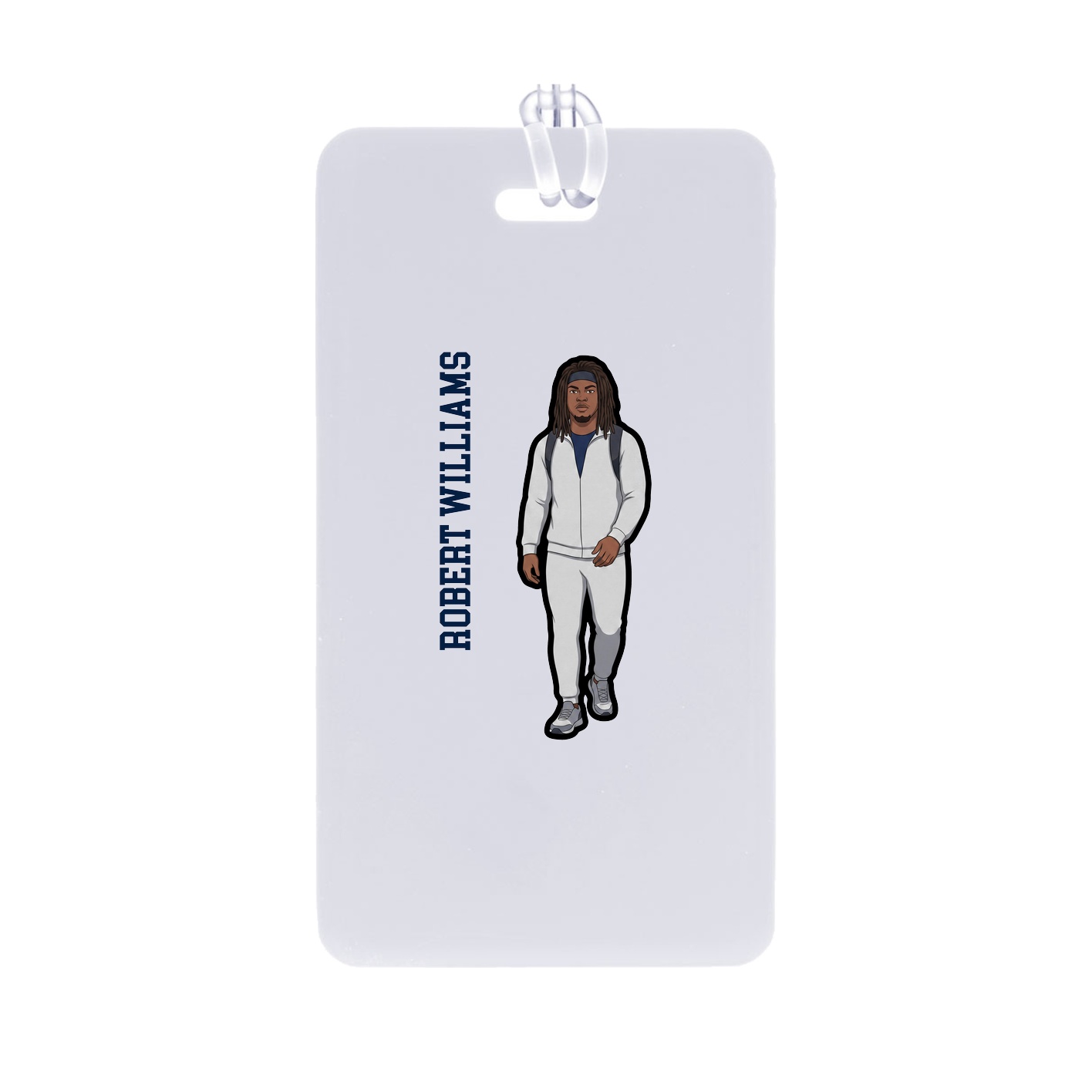 Bag Tag — Name Vertical in Classic