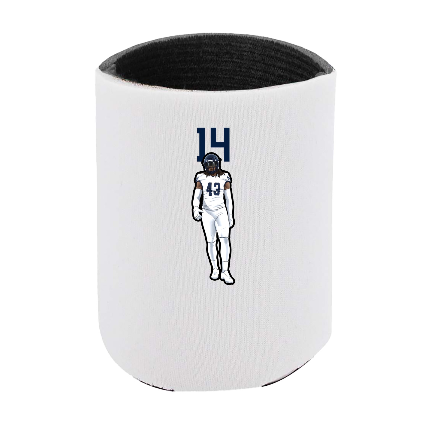 Can Holder — Number Top in White