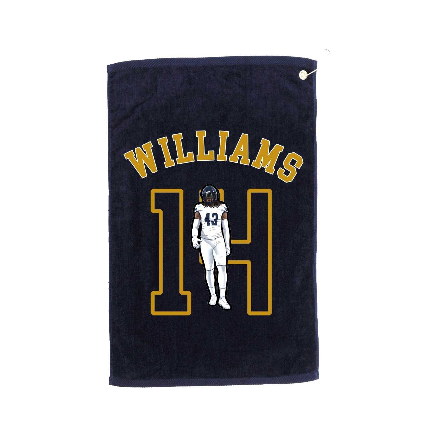 Golf Towel — Shirsey Arch in Navy