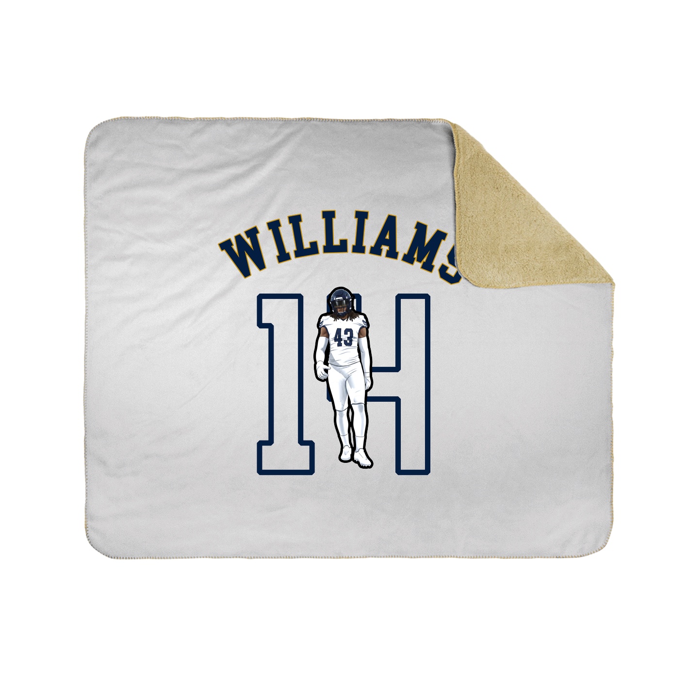 Throw Blanket — Shirsey Arch in White