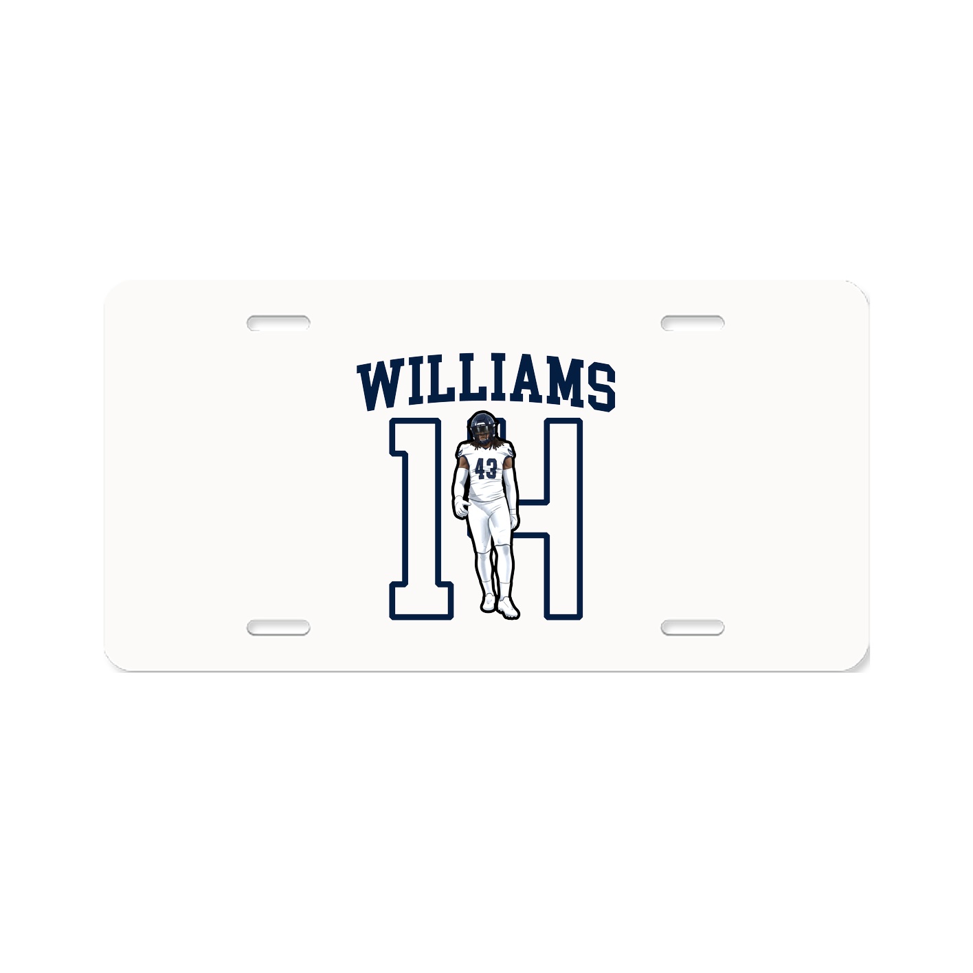 Aluminum License Plate