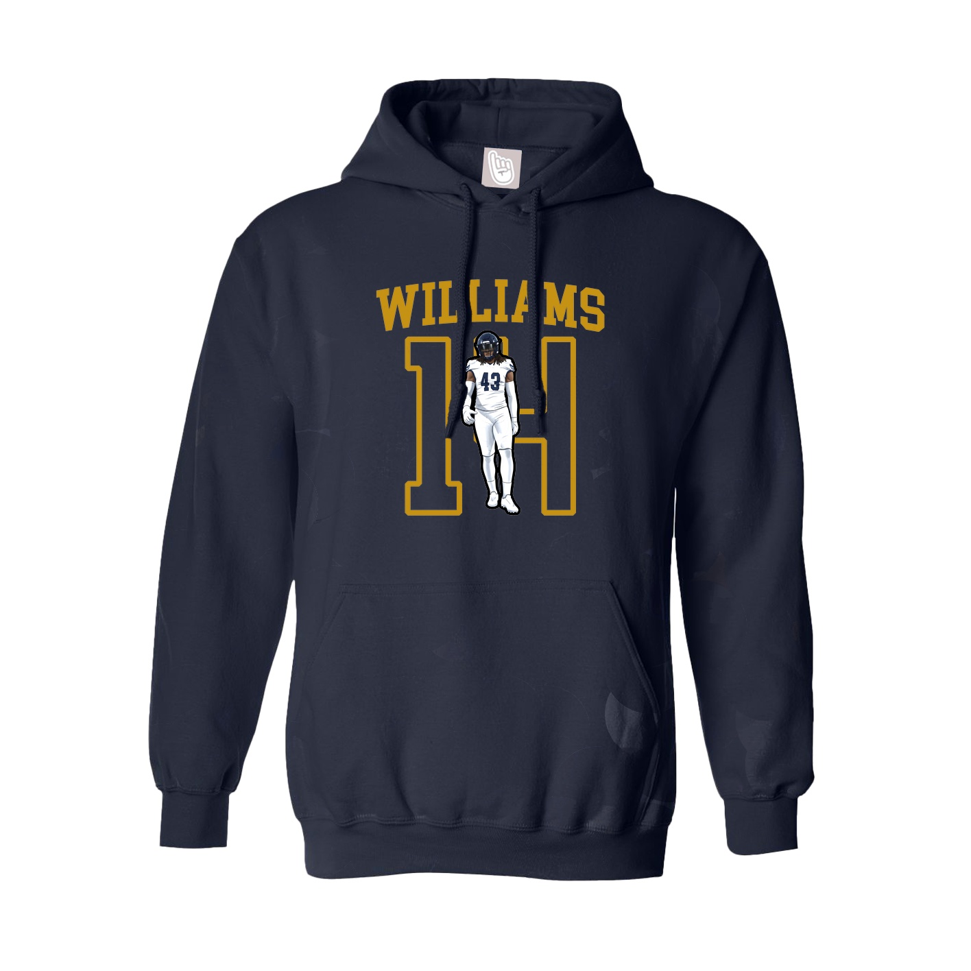 Youth Hoodie — Shirsey in Navy